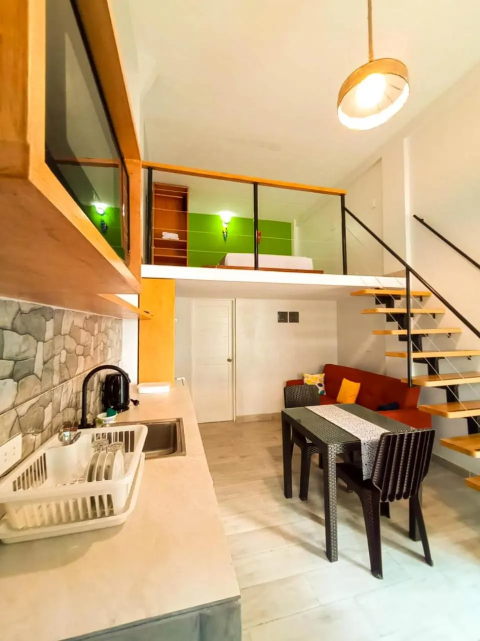 Photo of the whole room in La Quinta Loft Apartments