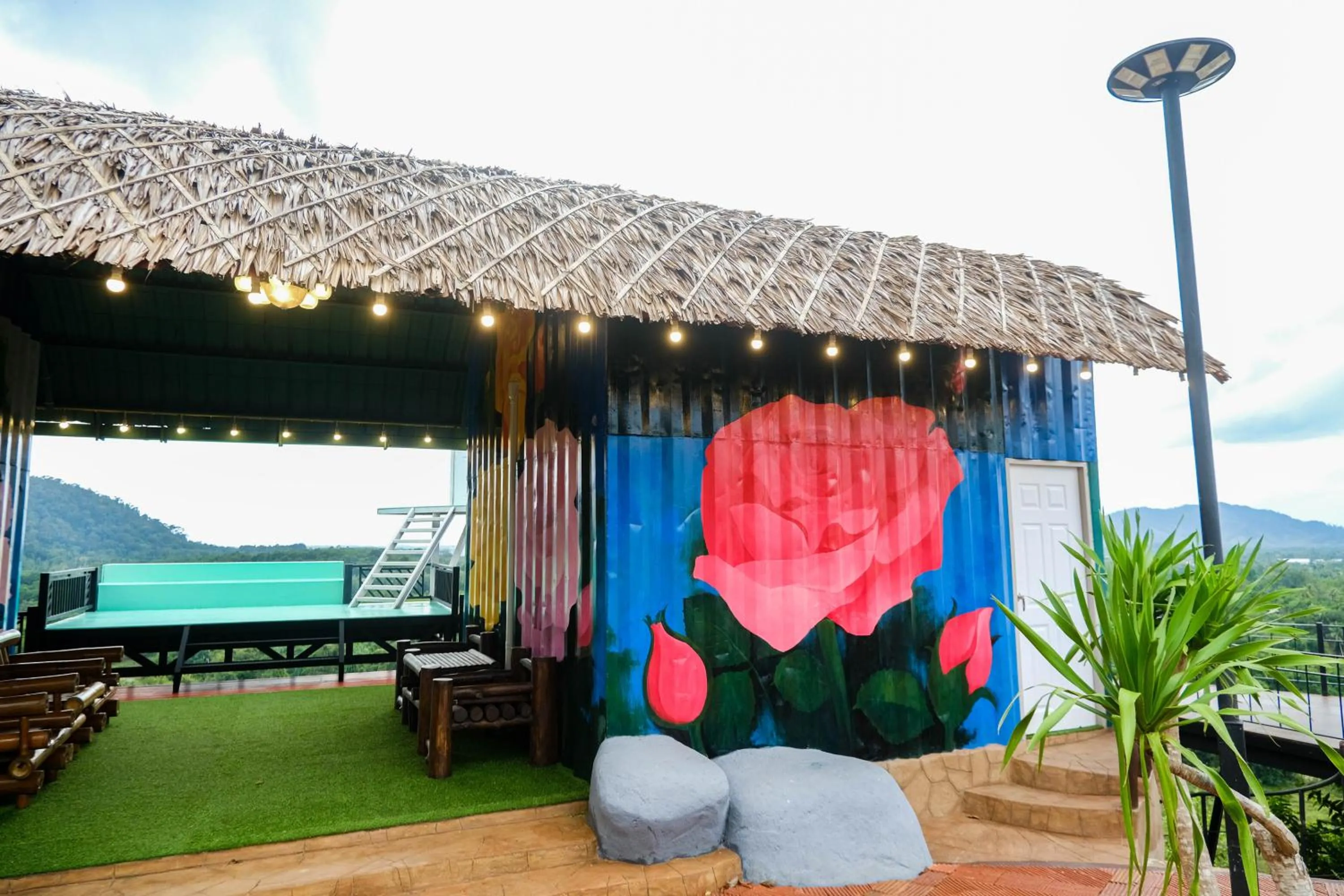 Seating area in Bangmara Hill