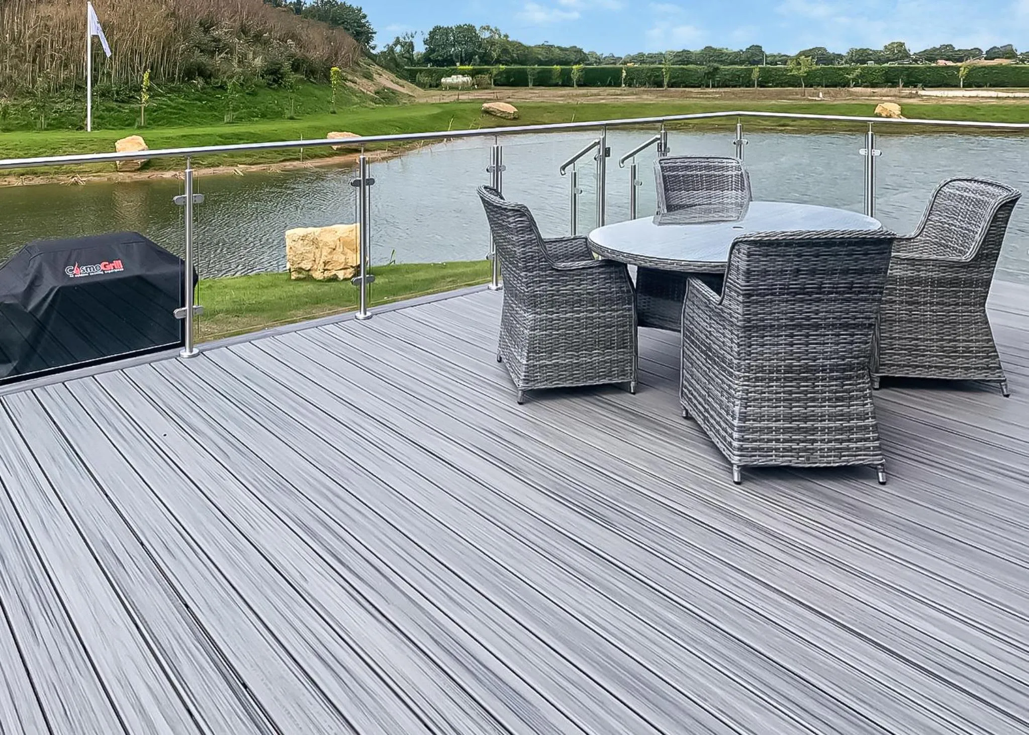 Property building in Lakeside Luxury Lodges