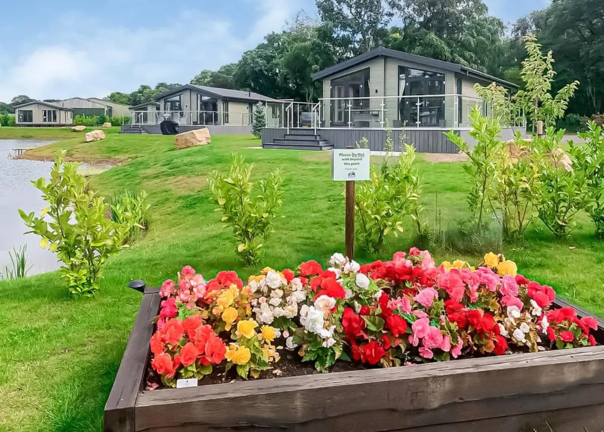 Property building in Lakeside Luxury Lodges