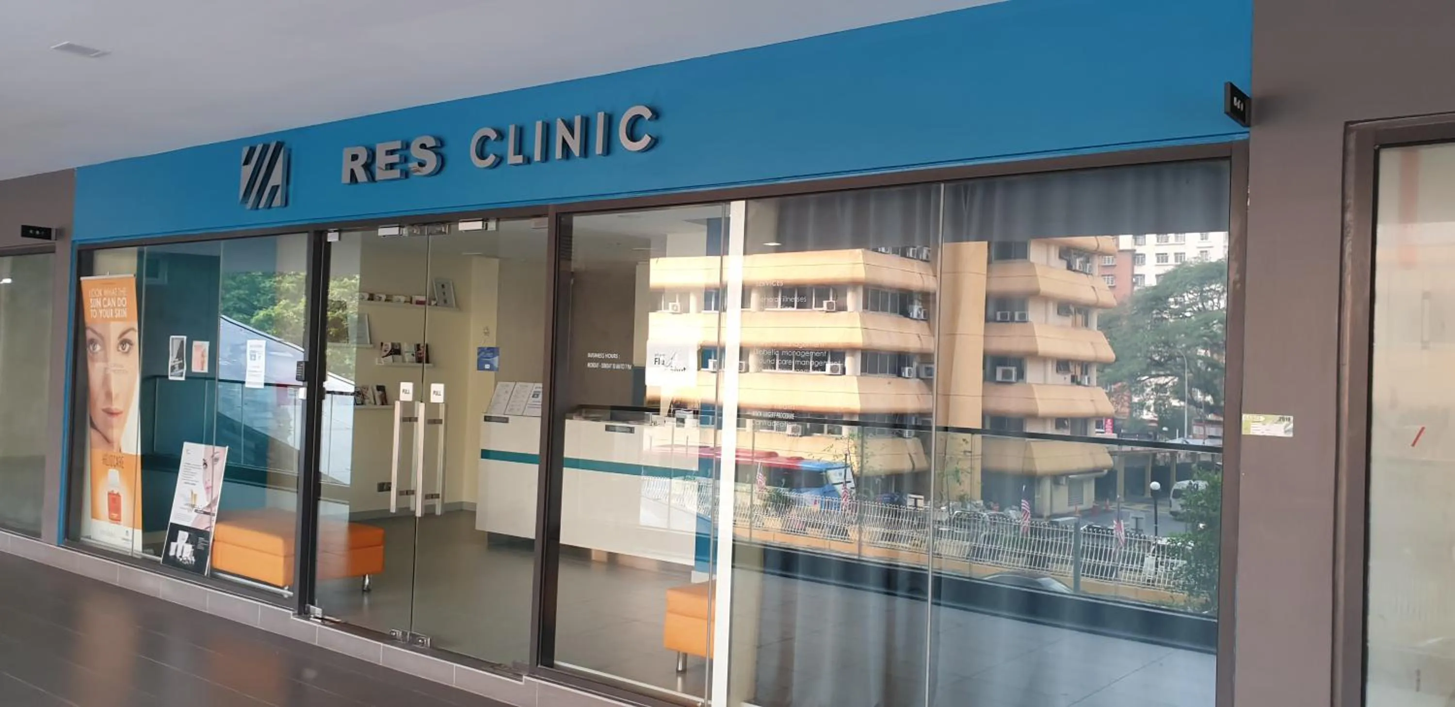 Text overlay in M City Ampang KL city