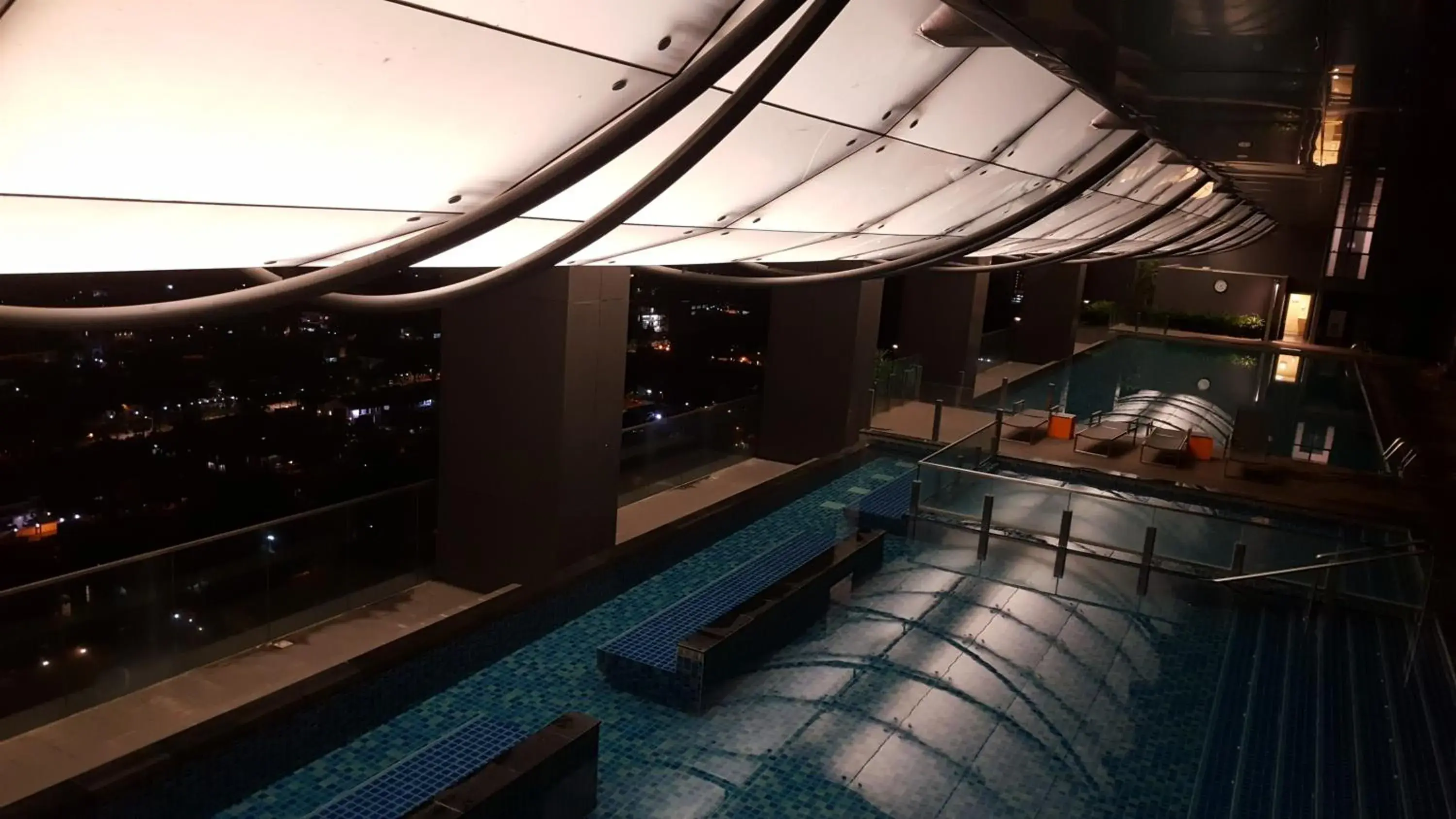 Pool view in M City Ampang KL city Pool view in M City Ampang KL city