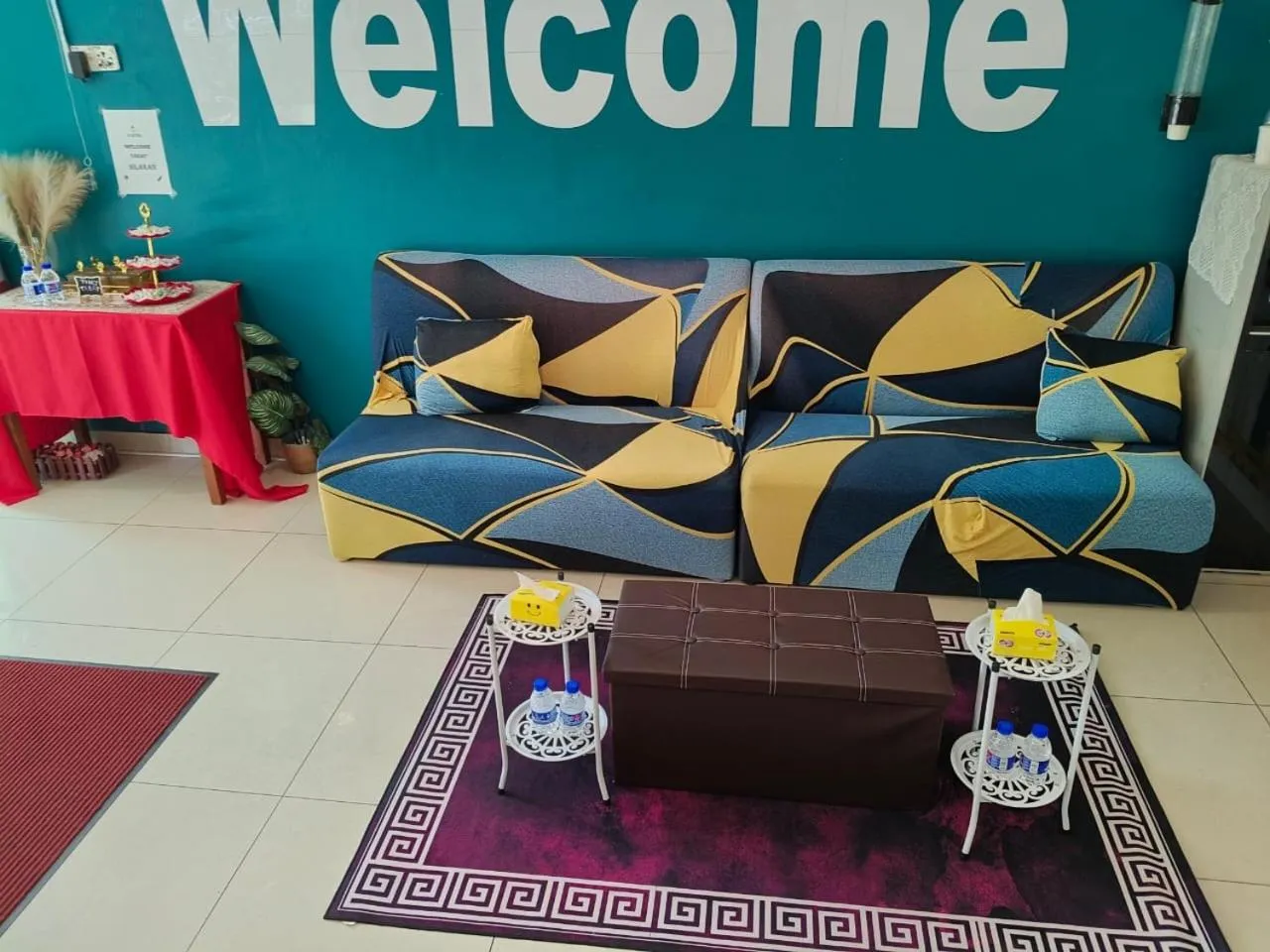 Seating area in V Hotel Titiwangsa