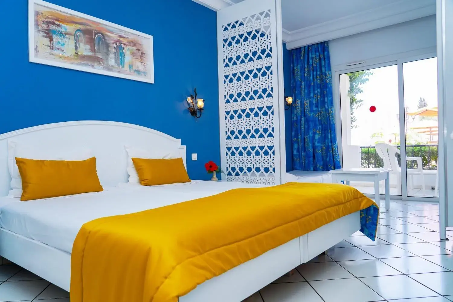 Photo of the whole room in Hotel Nesrine Hammamet Photo of the whole room in Hotel Nesrine Hammamet