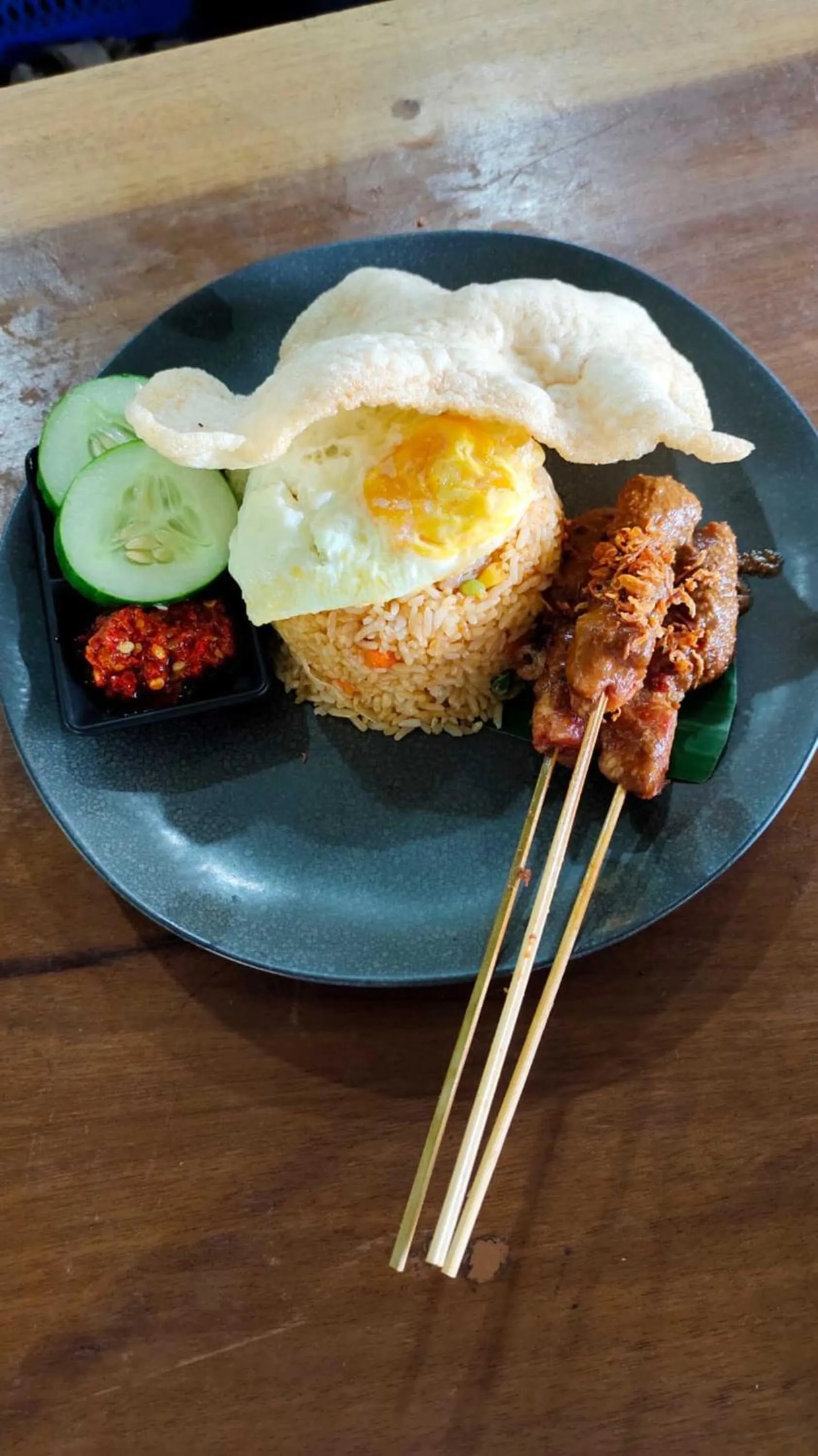 Asian breakfast in Santai Toraja