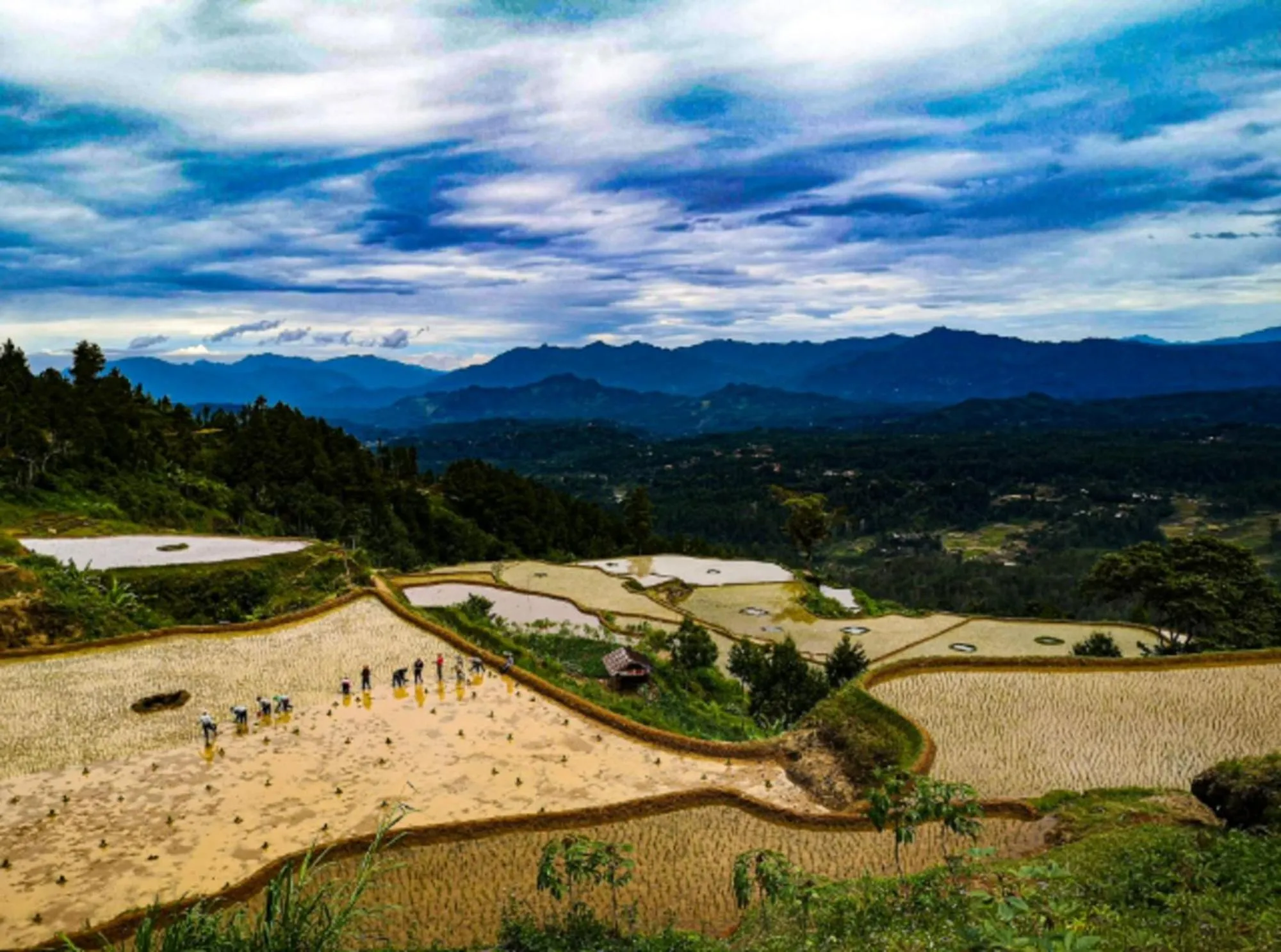 Mountain view in Santai Toraja