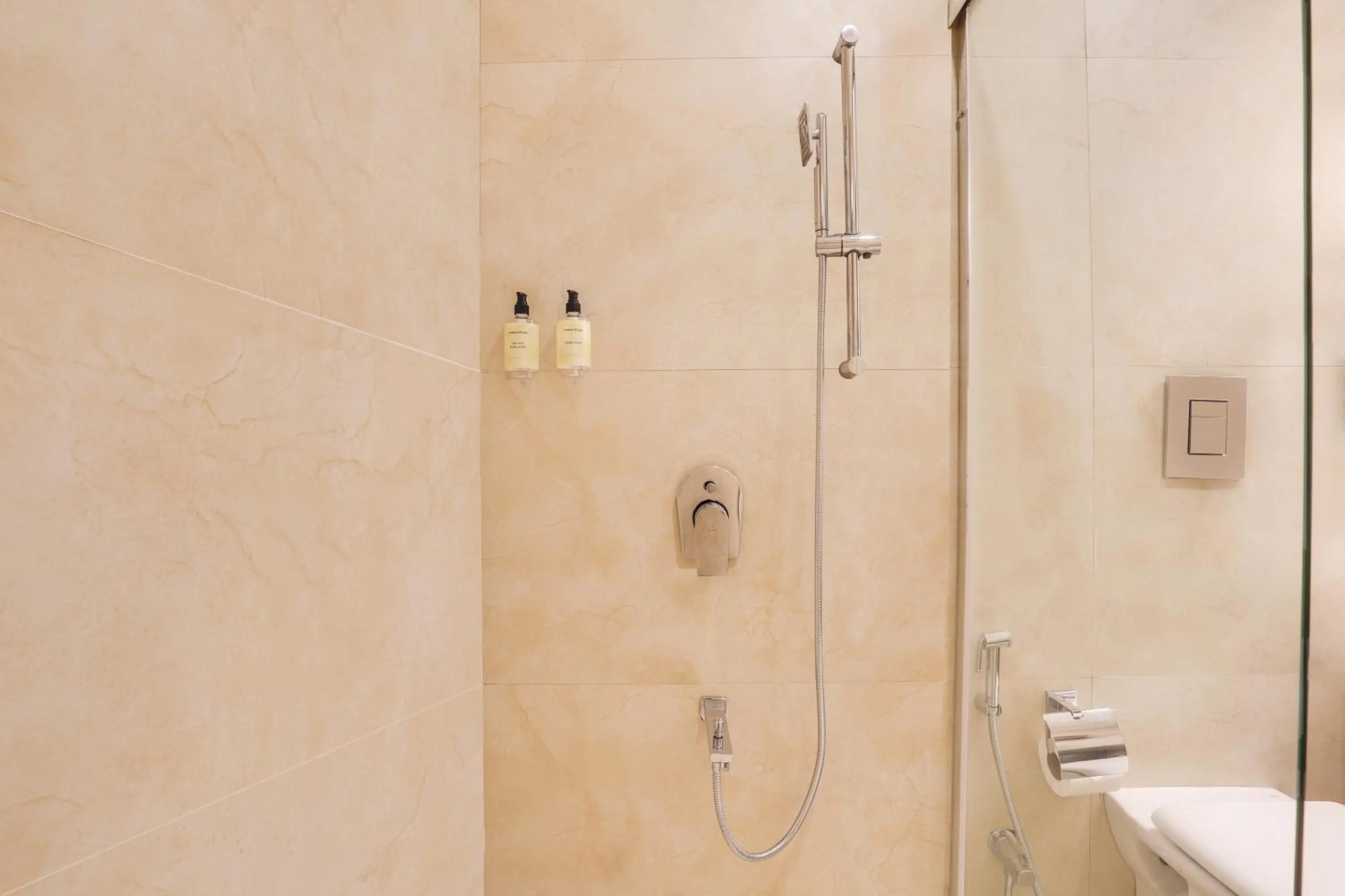 Shower in Lemon Tree Hotel, Mcleodganj