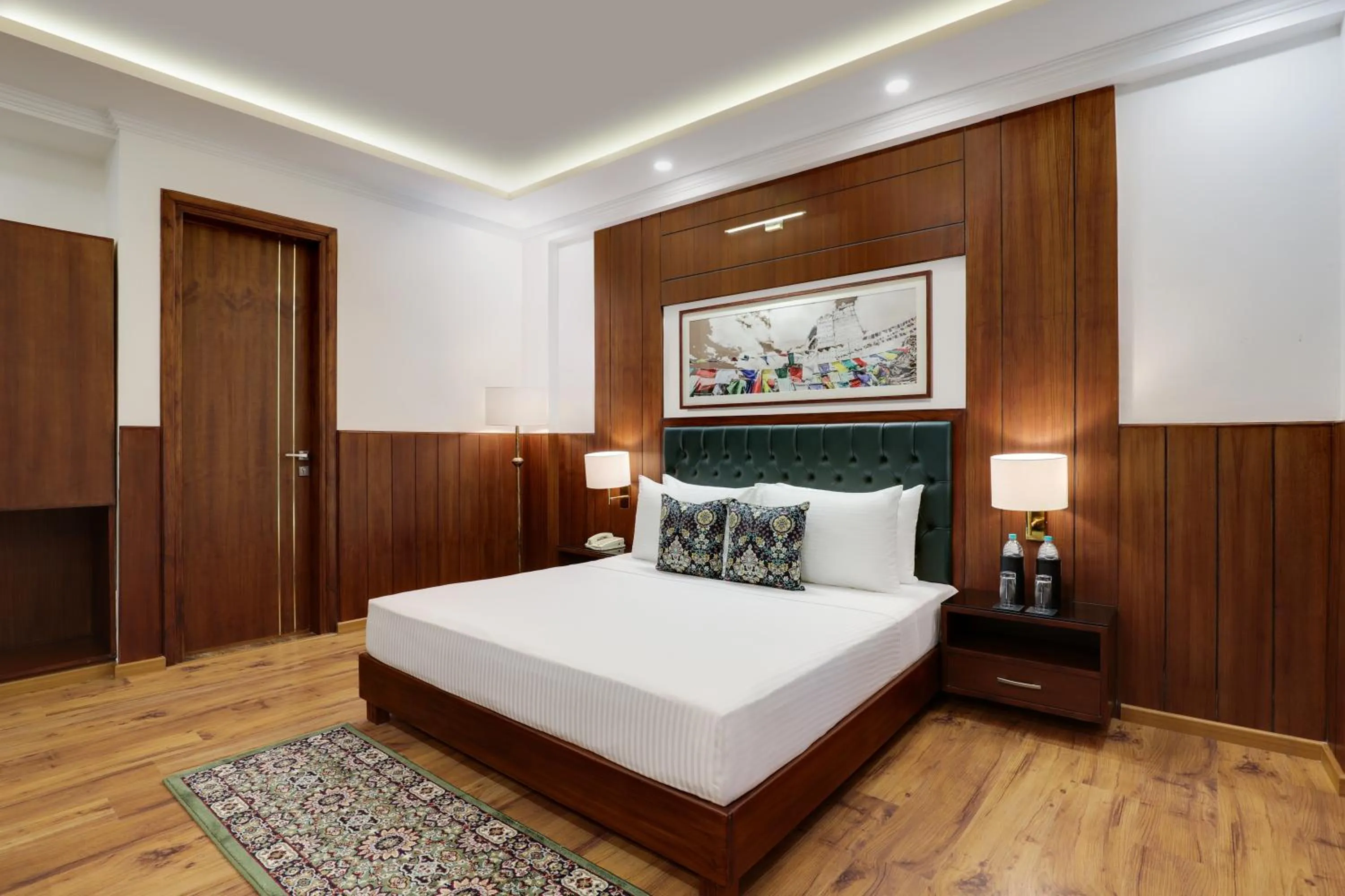 Bed in Lemon Tree Hotel, Mcleodganj