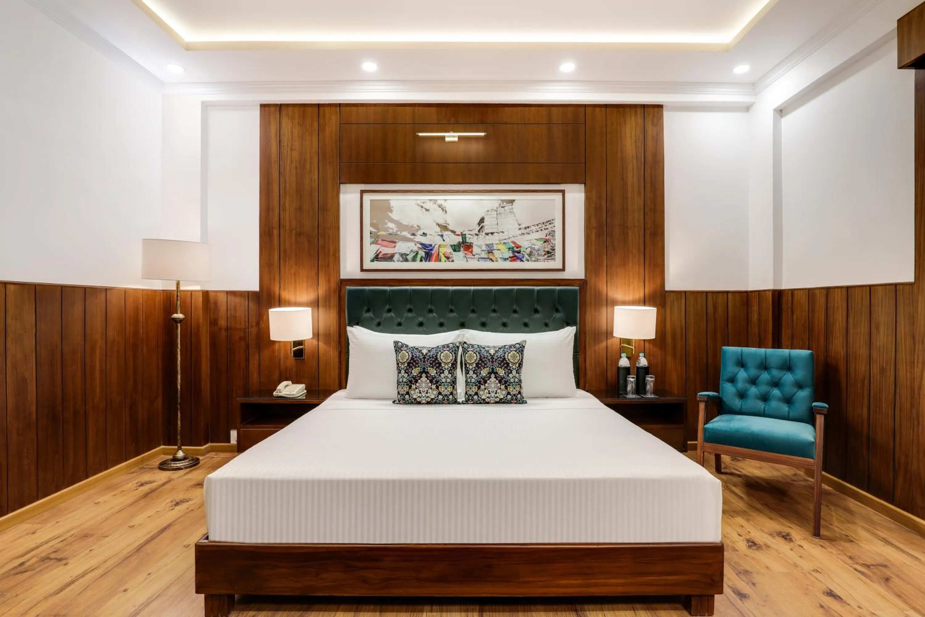 Bed in Lemon Tree Hotel, Mcleodganj