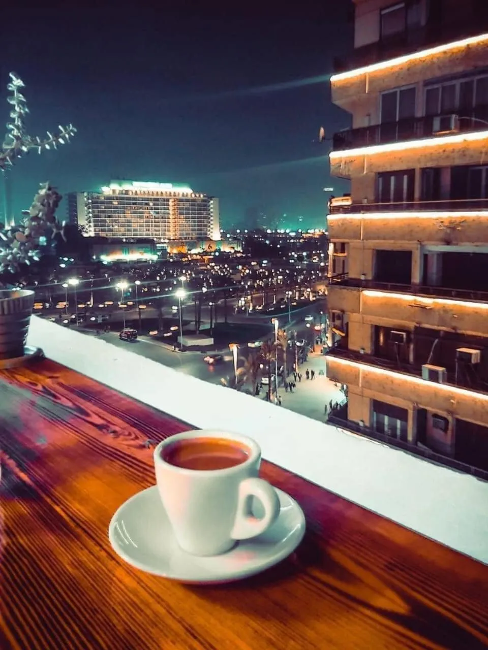 City view in Rotana Palace Suites