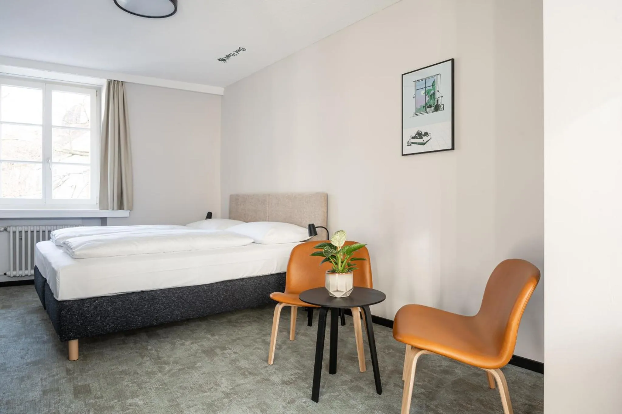 Bed in Hotel Goldener Stern - Self check-in