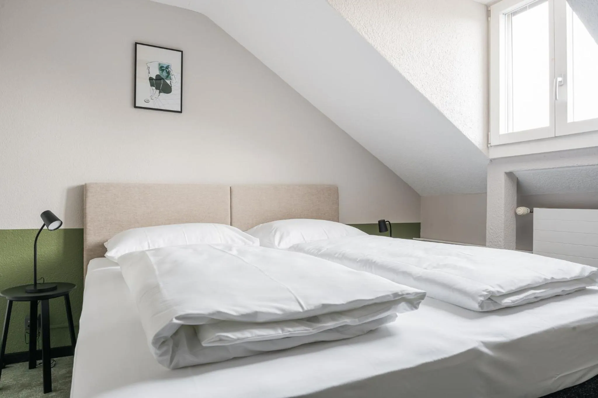 Bed in Hotel Goldener Stern - Self check-in