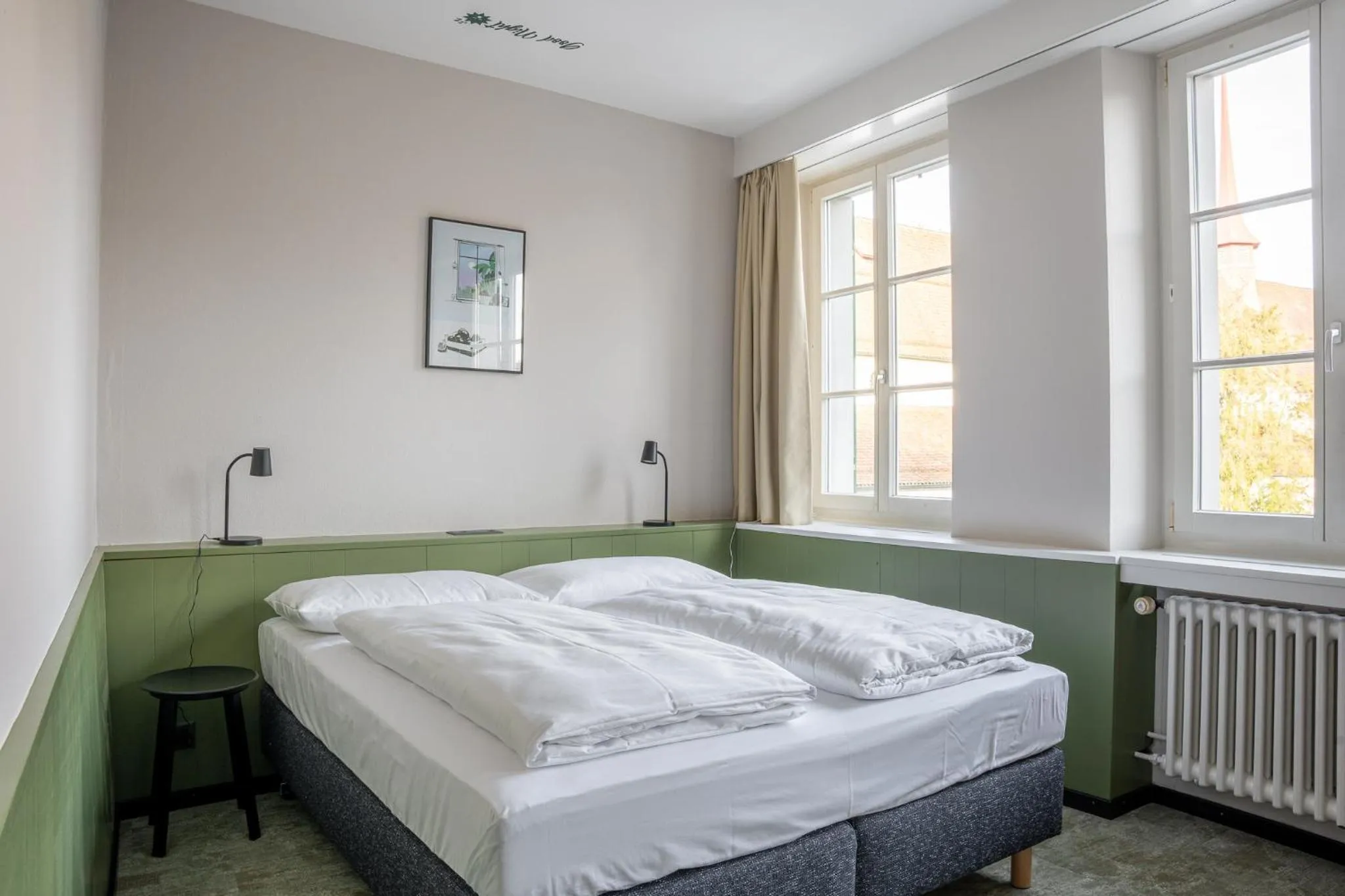 Bed in Hotel Goldener Stern - Self check-in