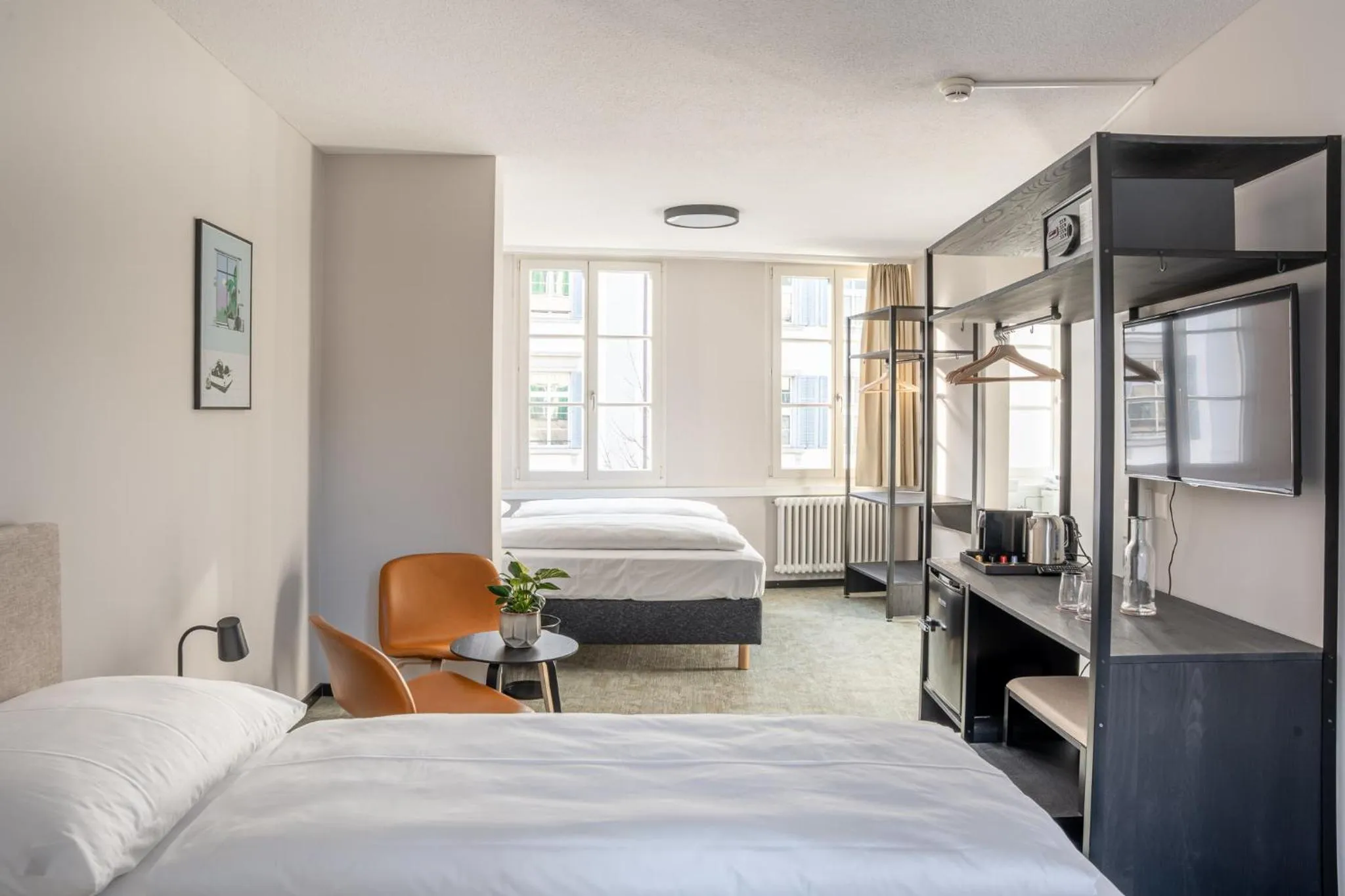 Bed in Hotel Goldener Stern - Self check-in