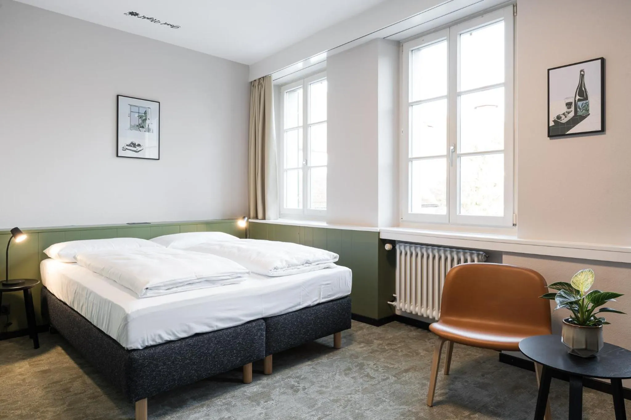 Bed in Hotel Goldener Stern - Self check-in