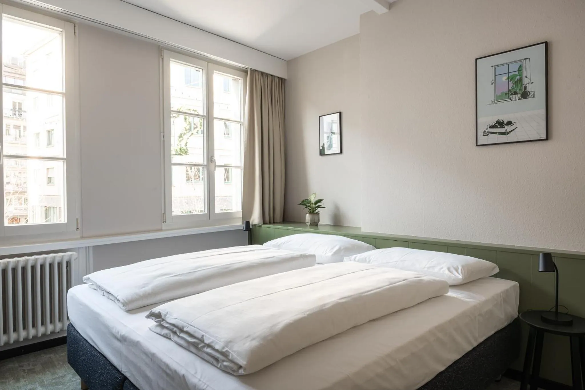 Bed in Hotel Goldener Stern - Self check-in