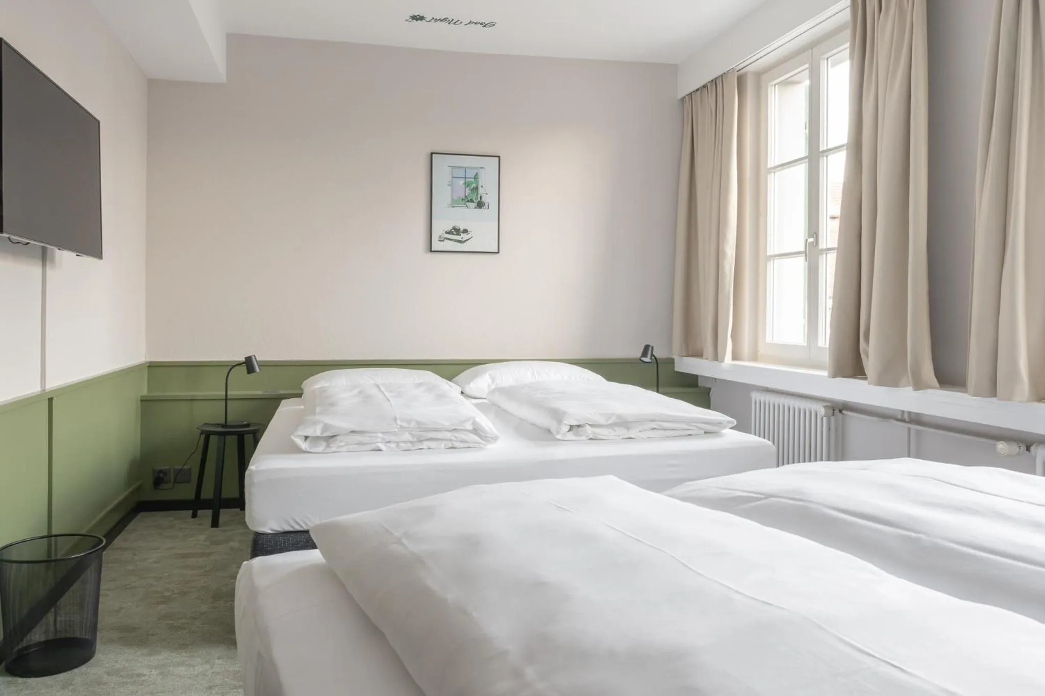 Bed in Hotel Goldener Stern - Self check-in