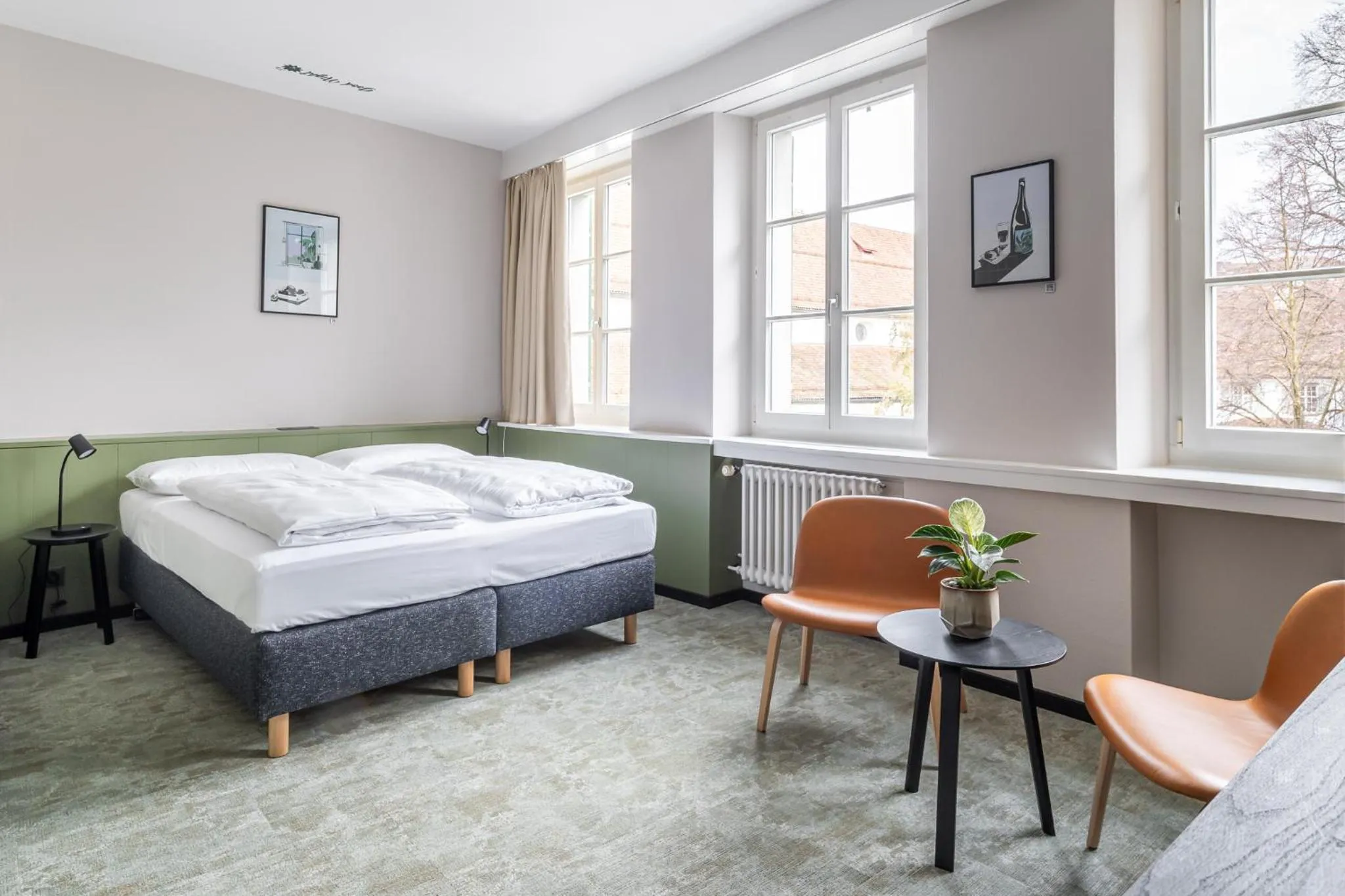 Bed in Hotel Goldener Stern - Self check-in