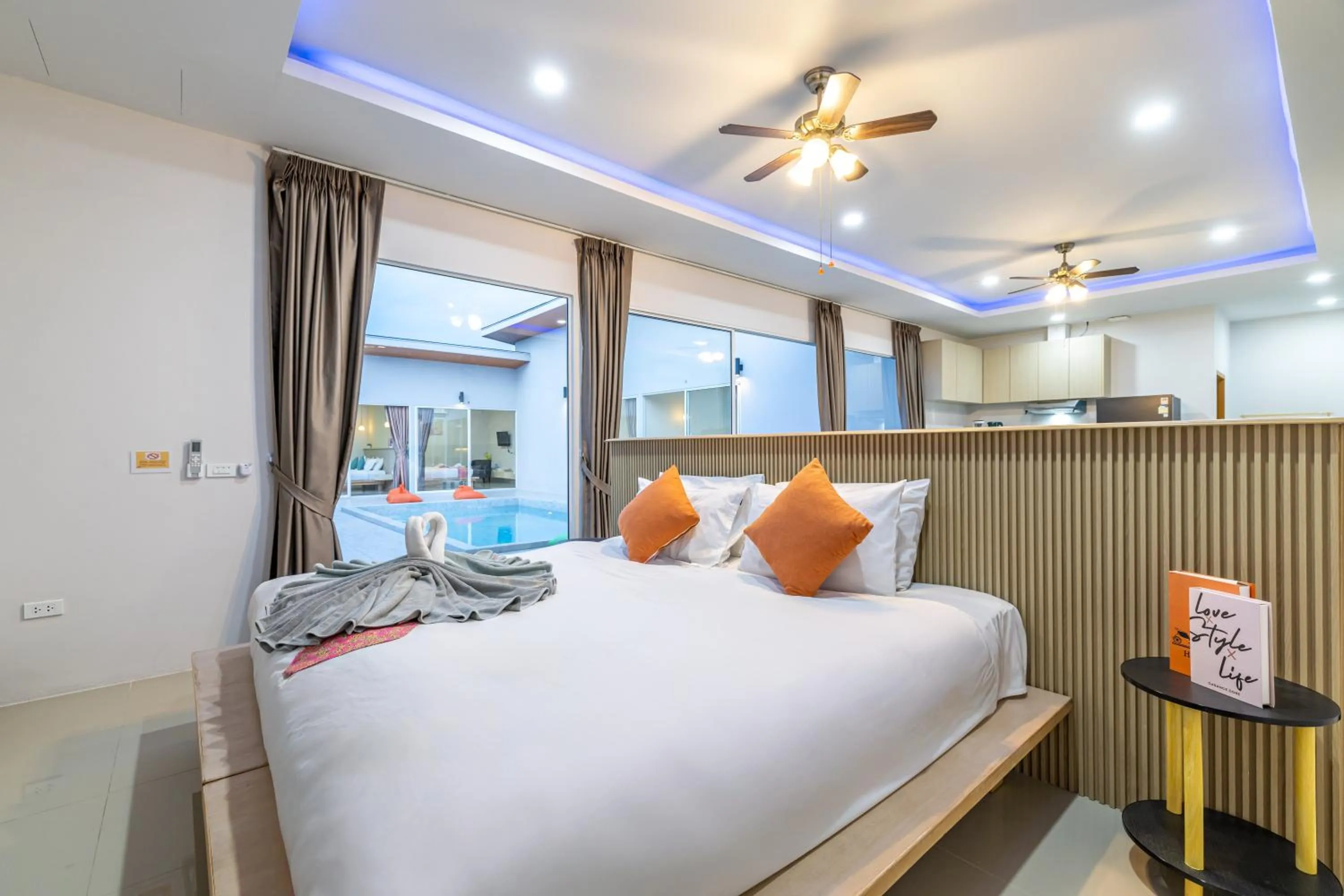 Bed in Andaman Sea Best Pool Access and Villas
