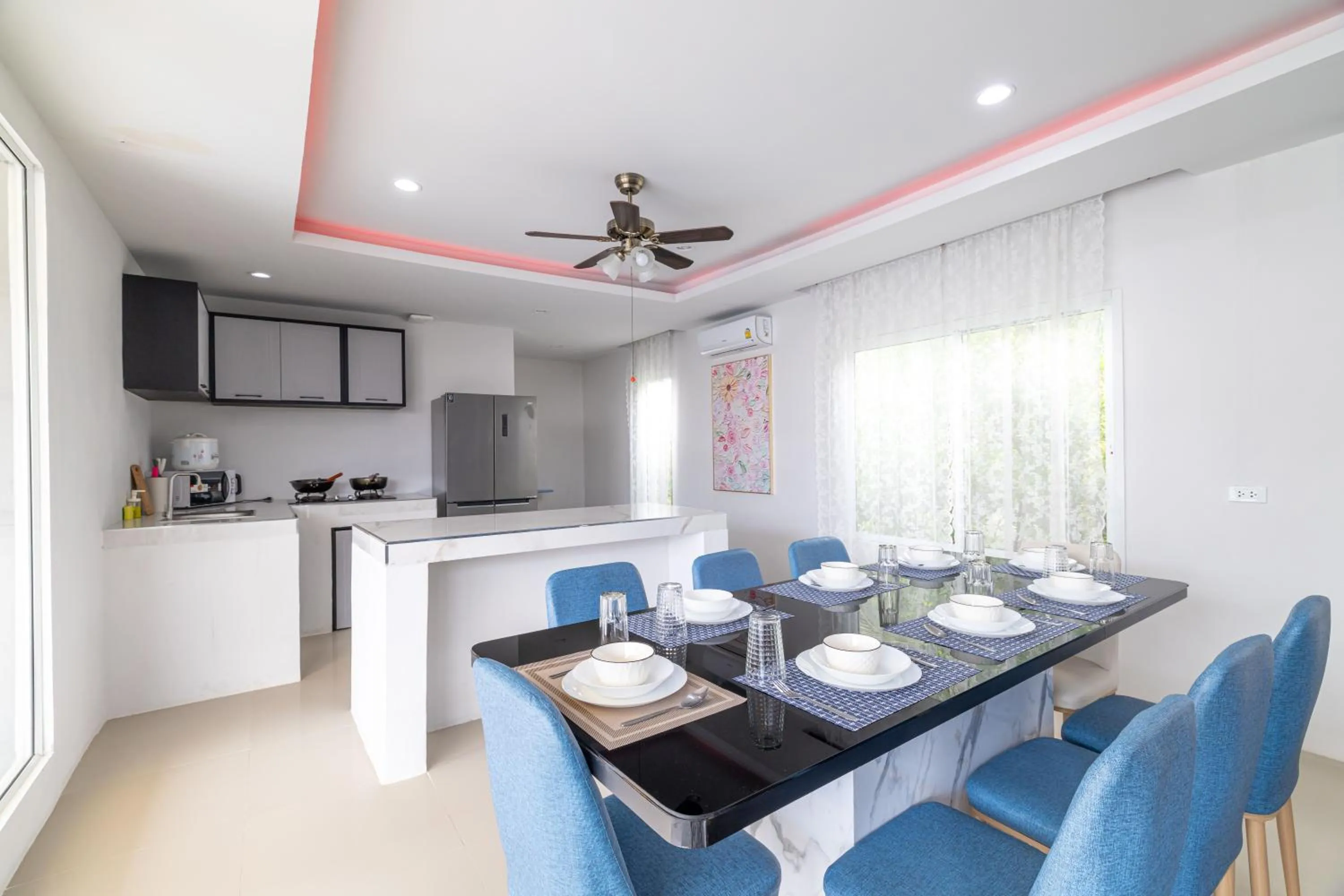 Kitchen or kitchenette in Andaman Sea Best Pool Access and Villas