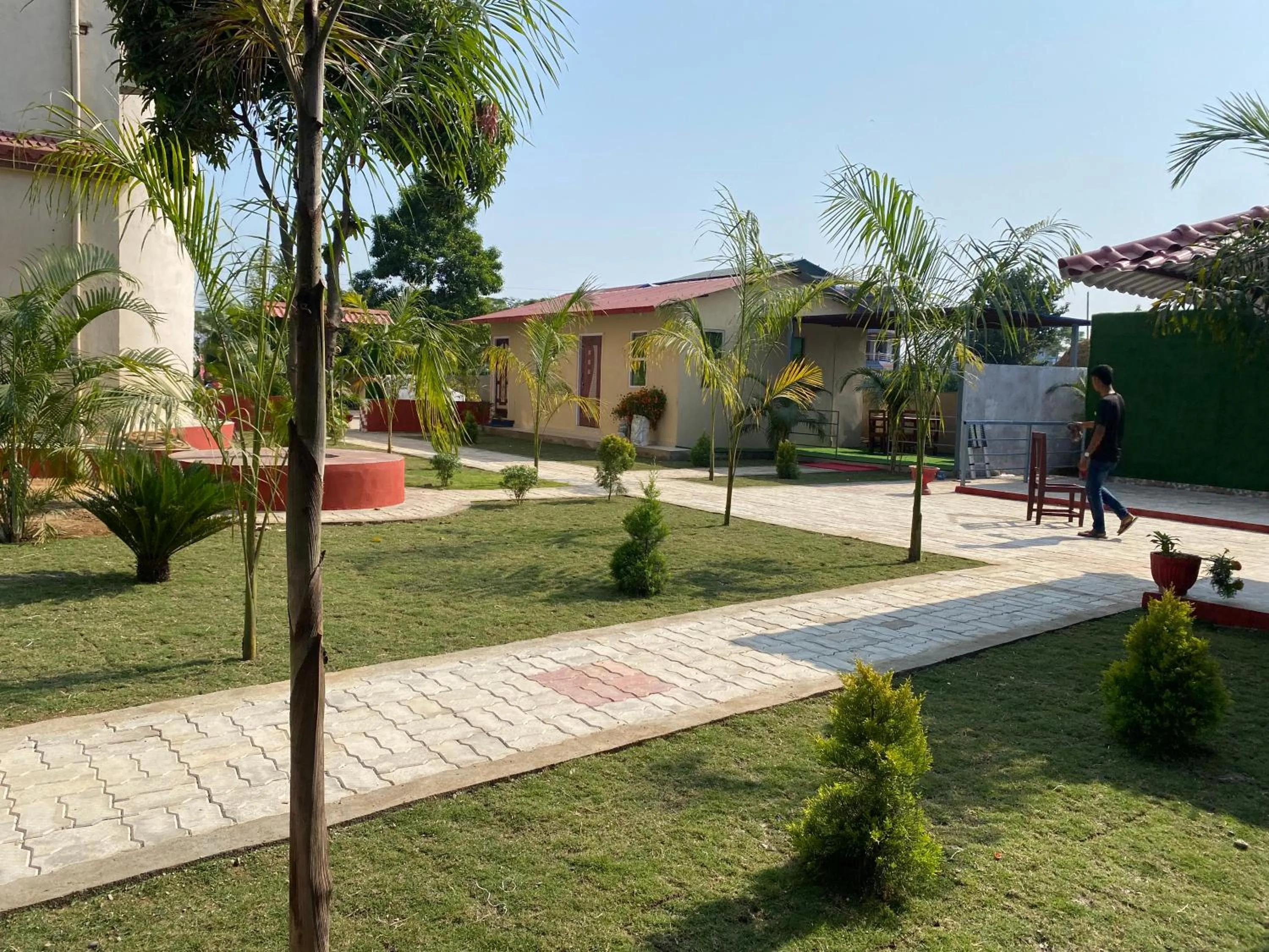 Garden in Hotel Kavya Inn