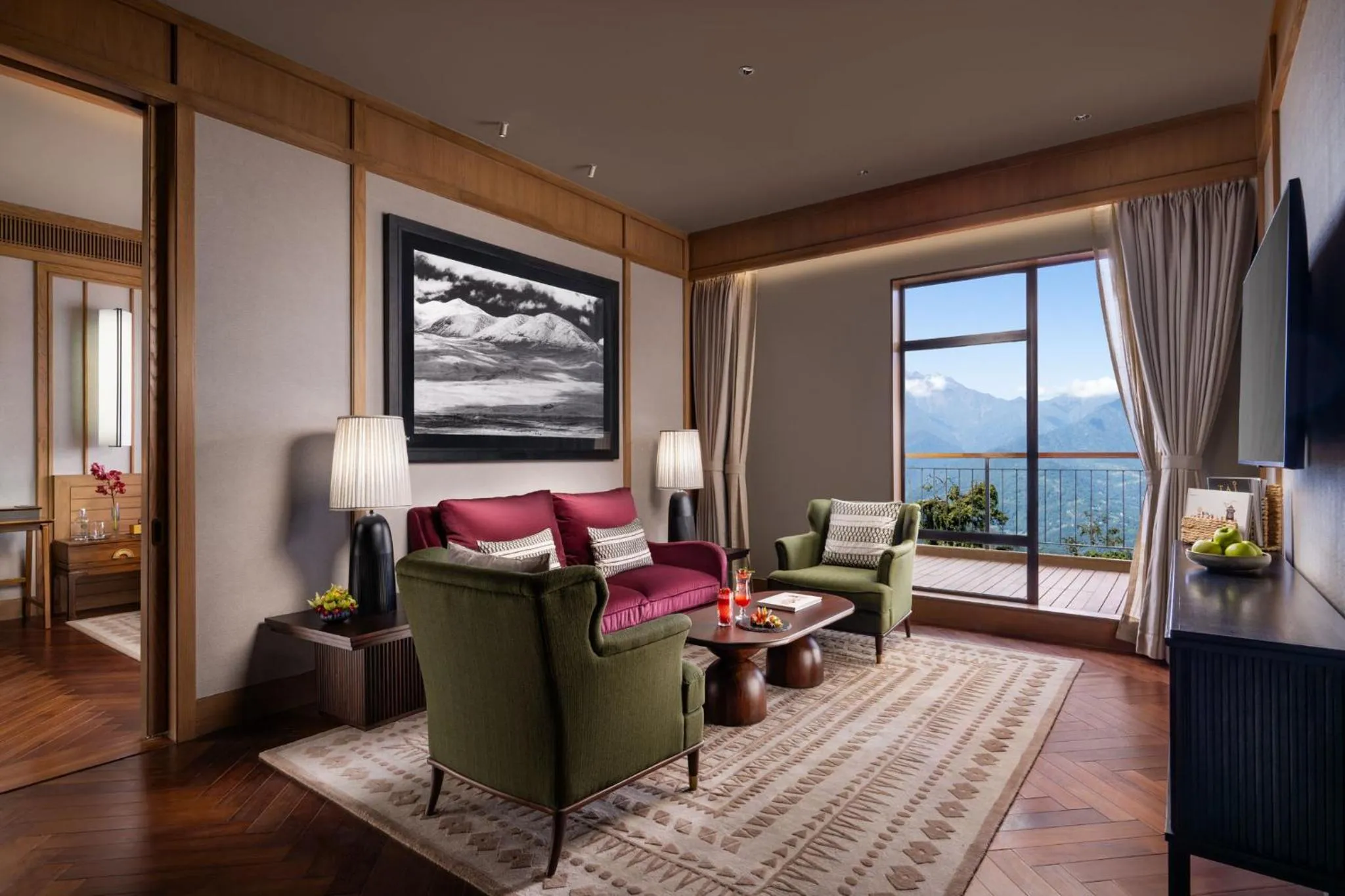 Balcony/Terrace in Taj Guras Kutir Resort & Spa, Gangtok