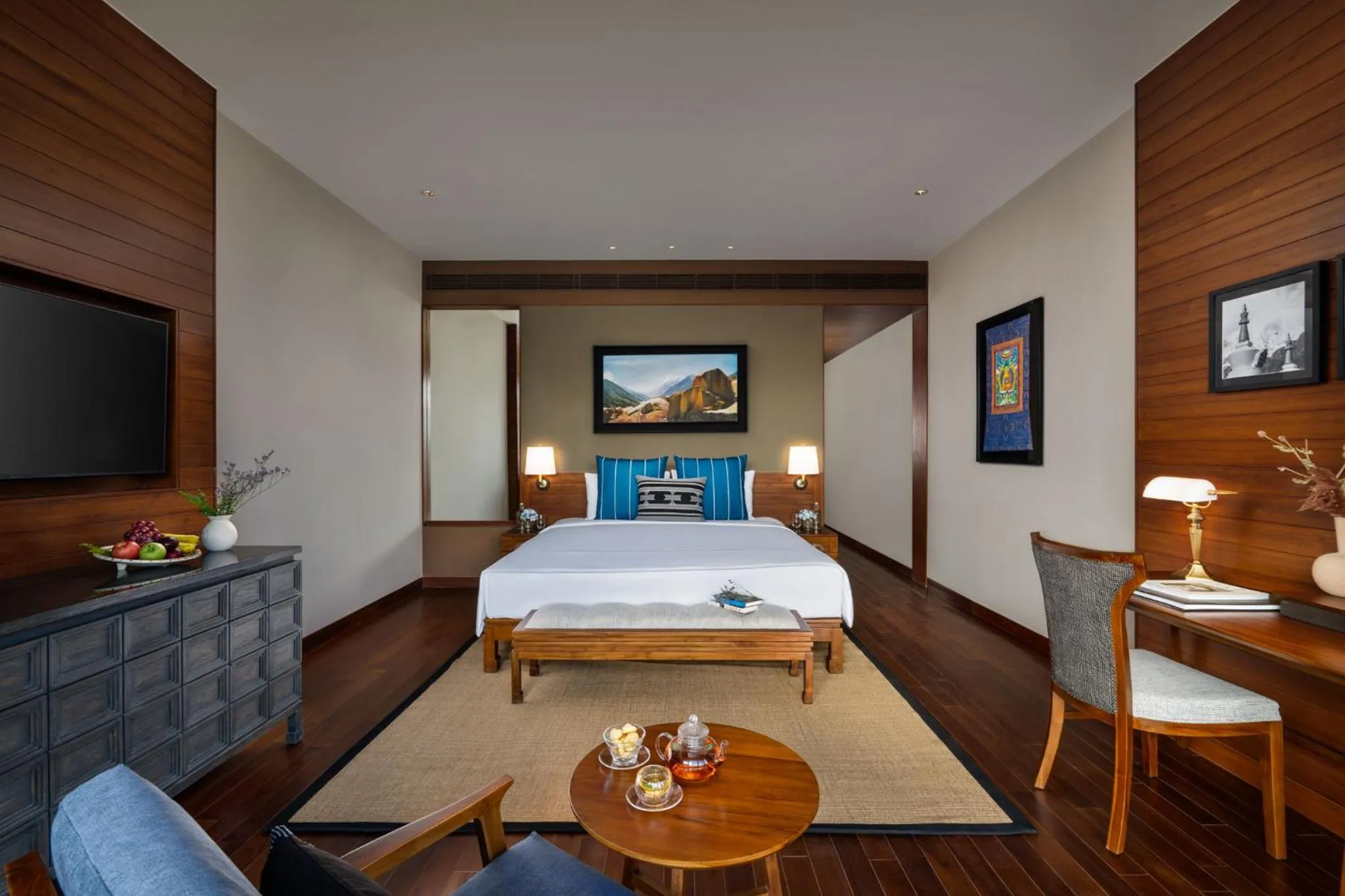 Bed in Taj Guras Kutir Resort & Spa, Gangtok