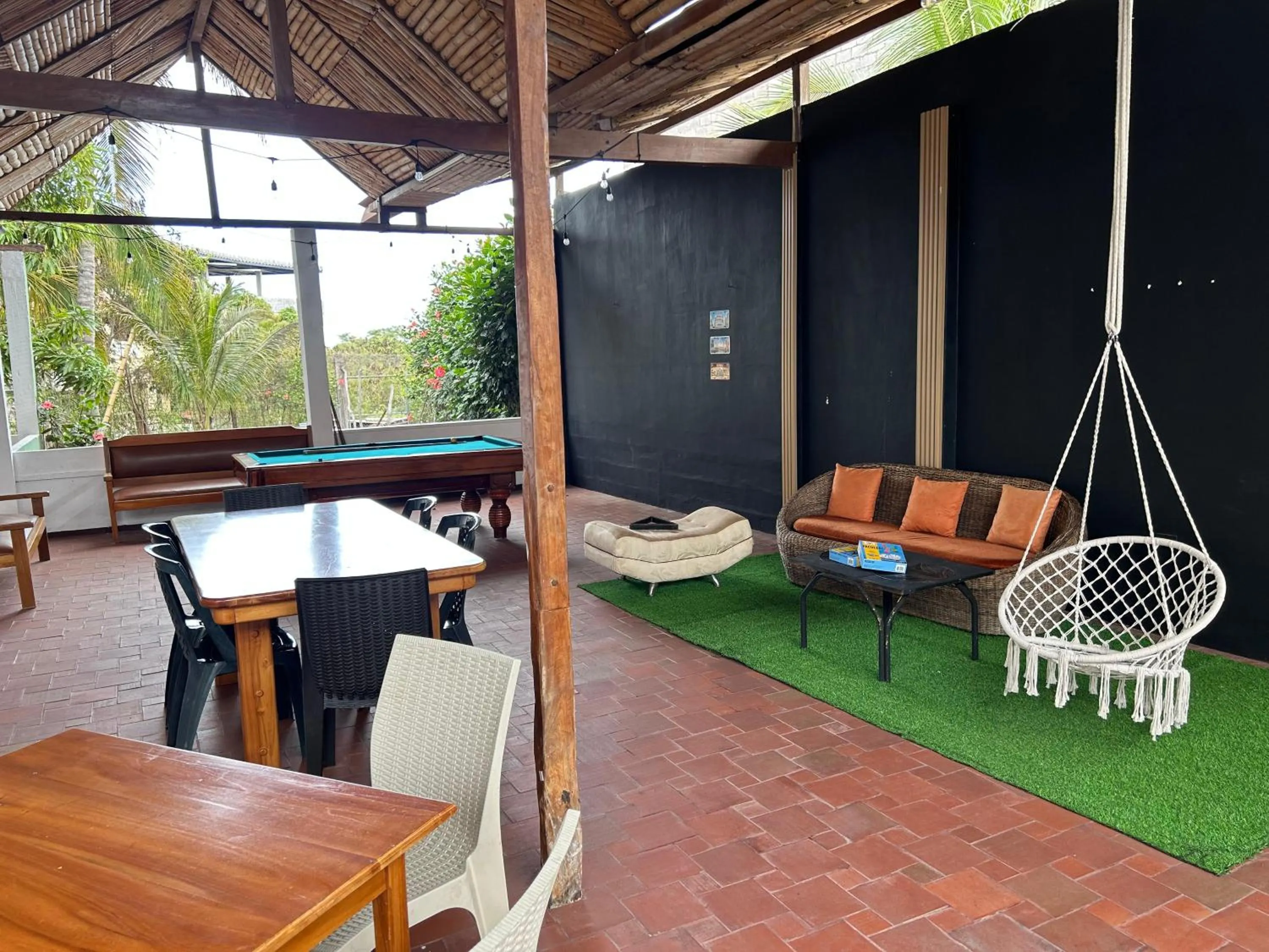 Living room in Hotel Mar Azul