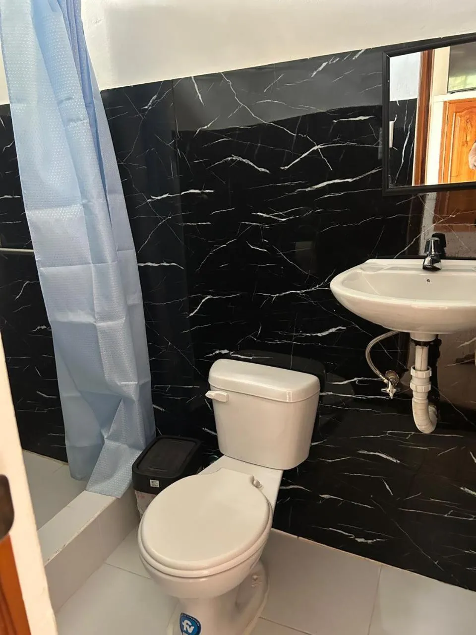 Bathroom in Hotel Mar Azul