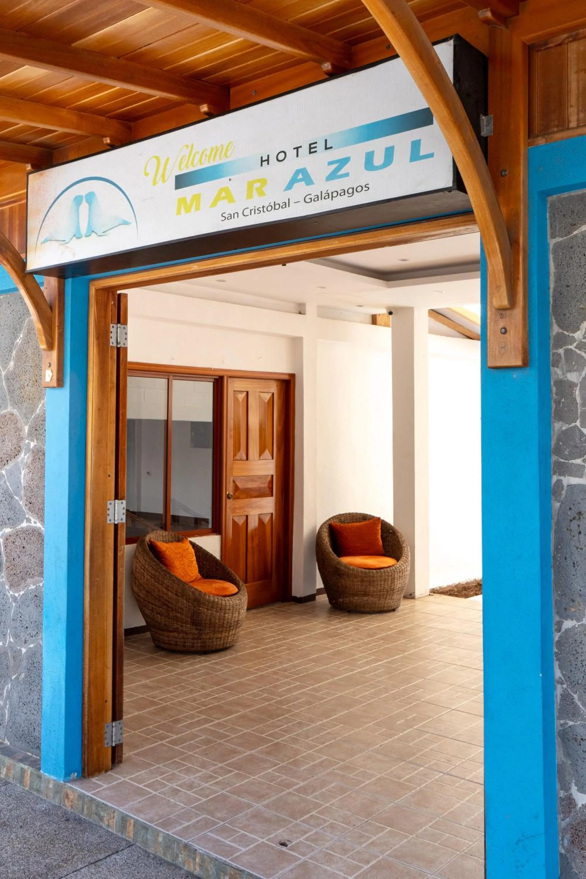 Living room in Hotel Mar Azul