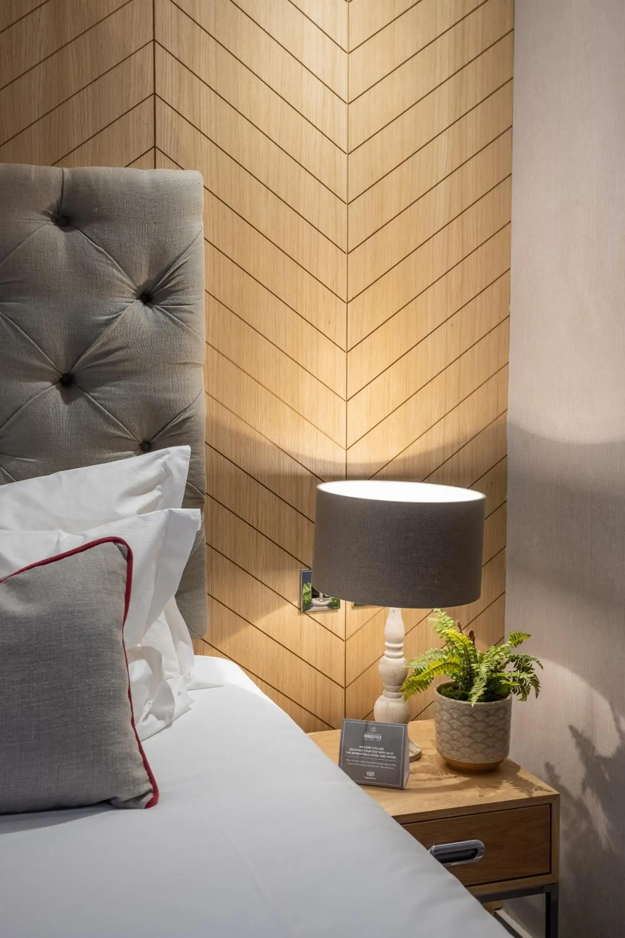 Decorative detail, Bed in Murrayfield Hotel Decorative detail, Bed in Murrayfield Hotel