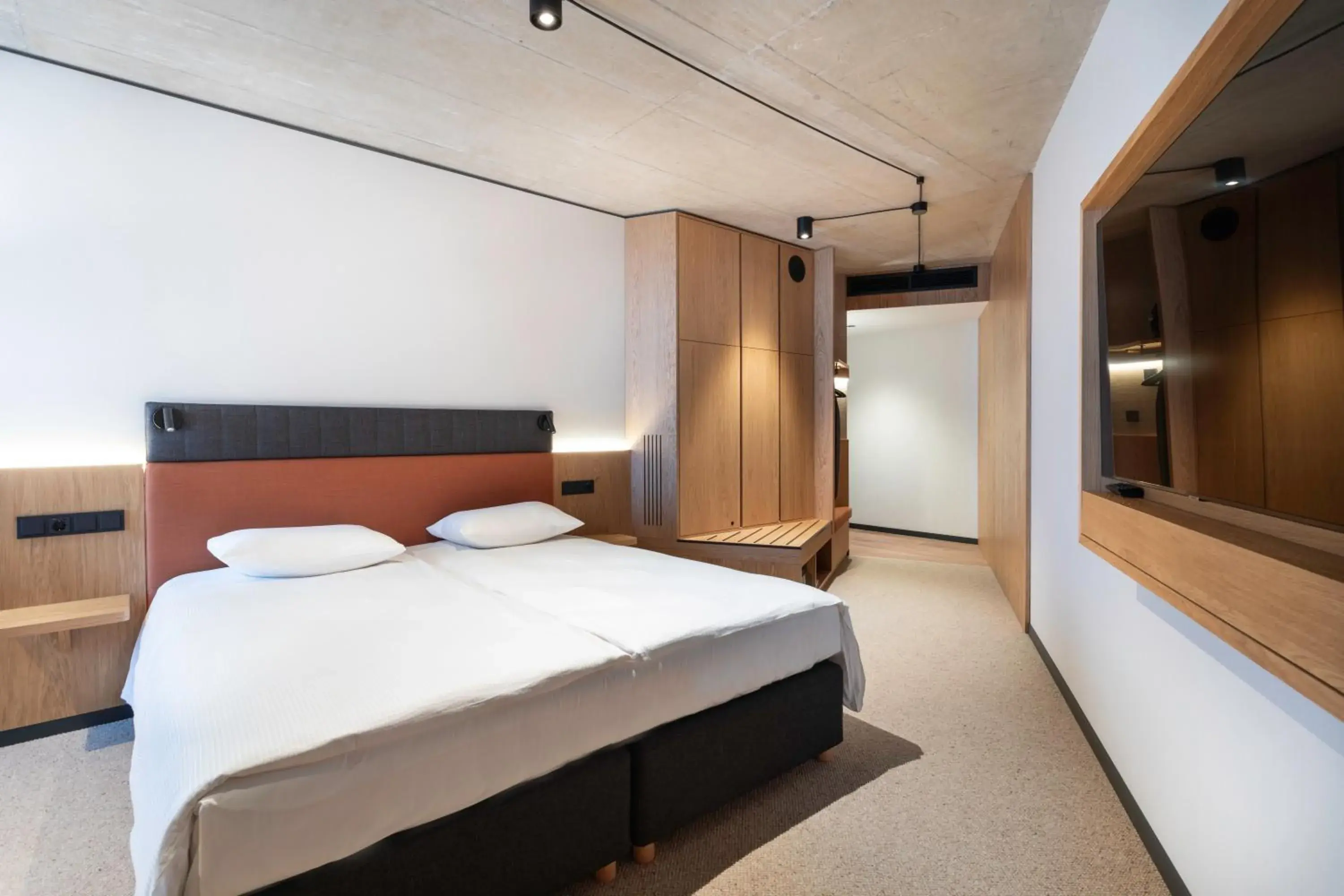 Bed in Qubus Hotel Katowice Bed in Qubus Hotel Katowice