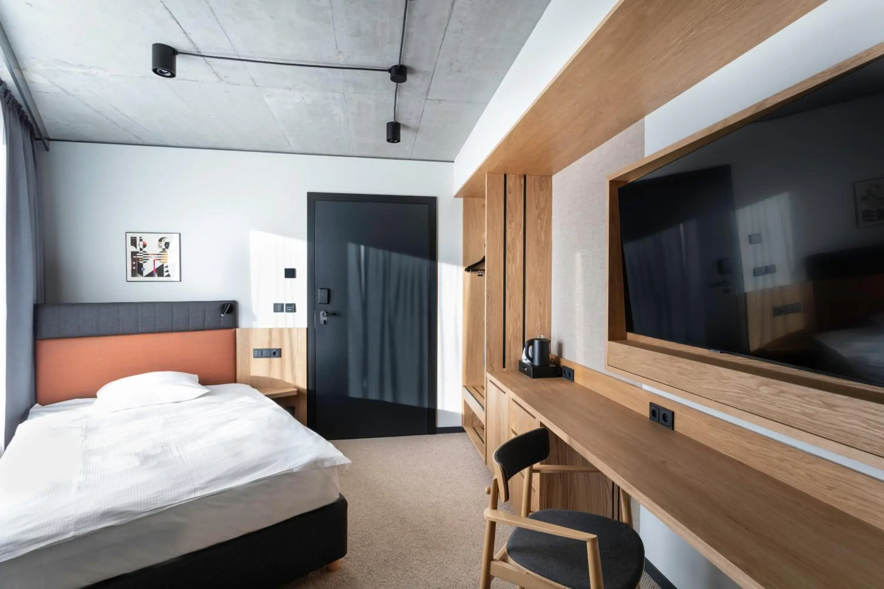 Bed in Qubus Hotel Katowice Bed in Qubus Hotel Katowice