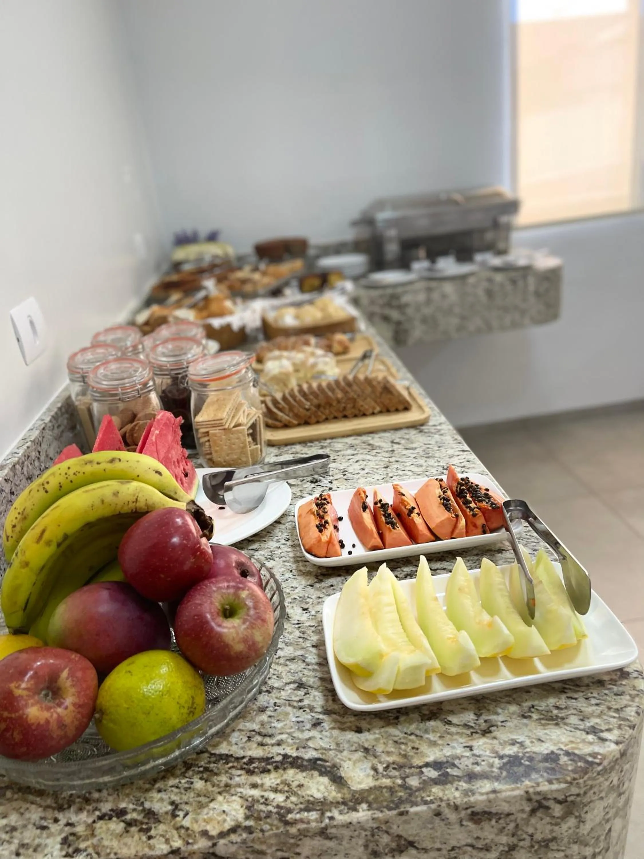 Buffet breakfast in Hotel 7 Quedas