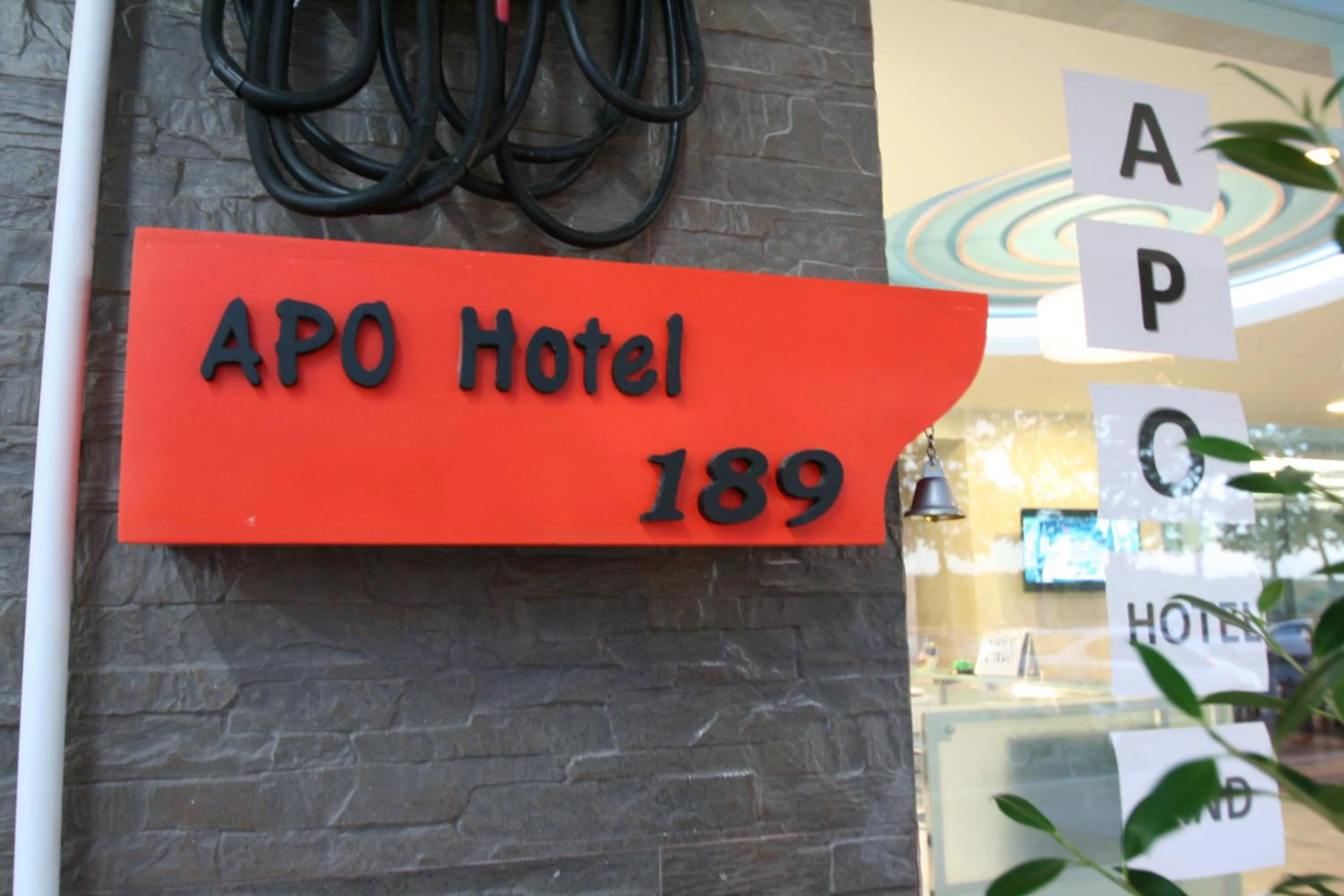 Facade/entrance in Apo Hotel