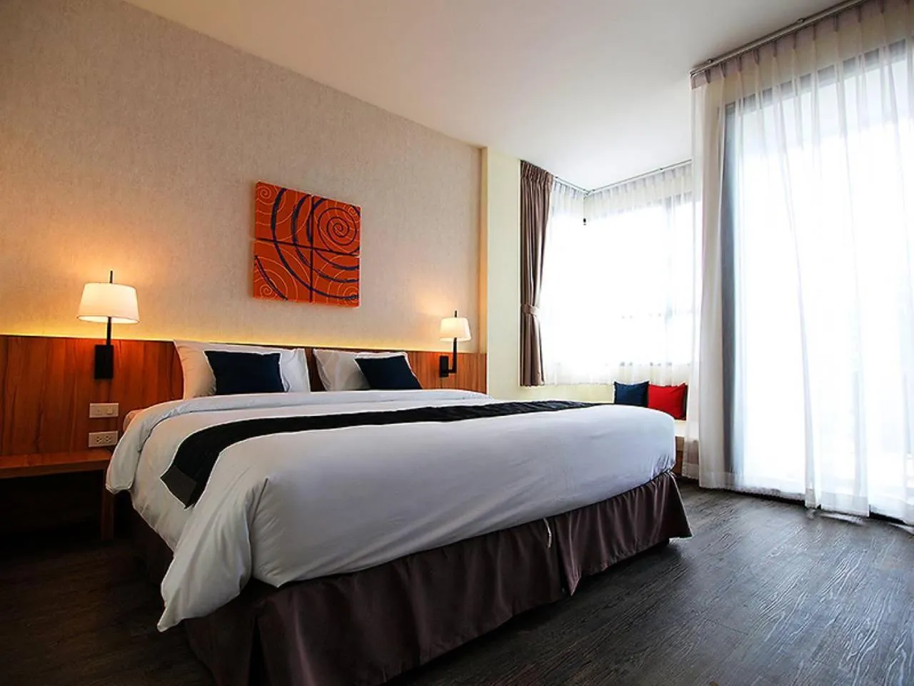 Bedroom, Bed in Apo Hotel