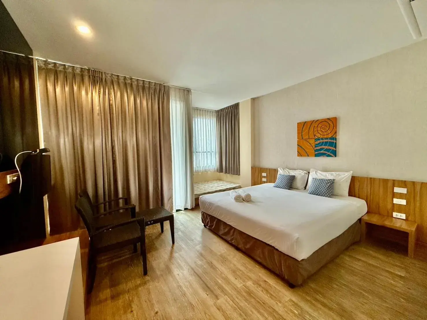 Bed in Apo Hotel Bed in Apo Hotel