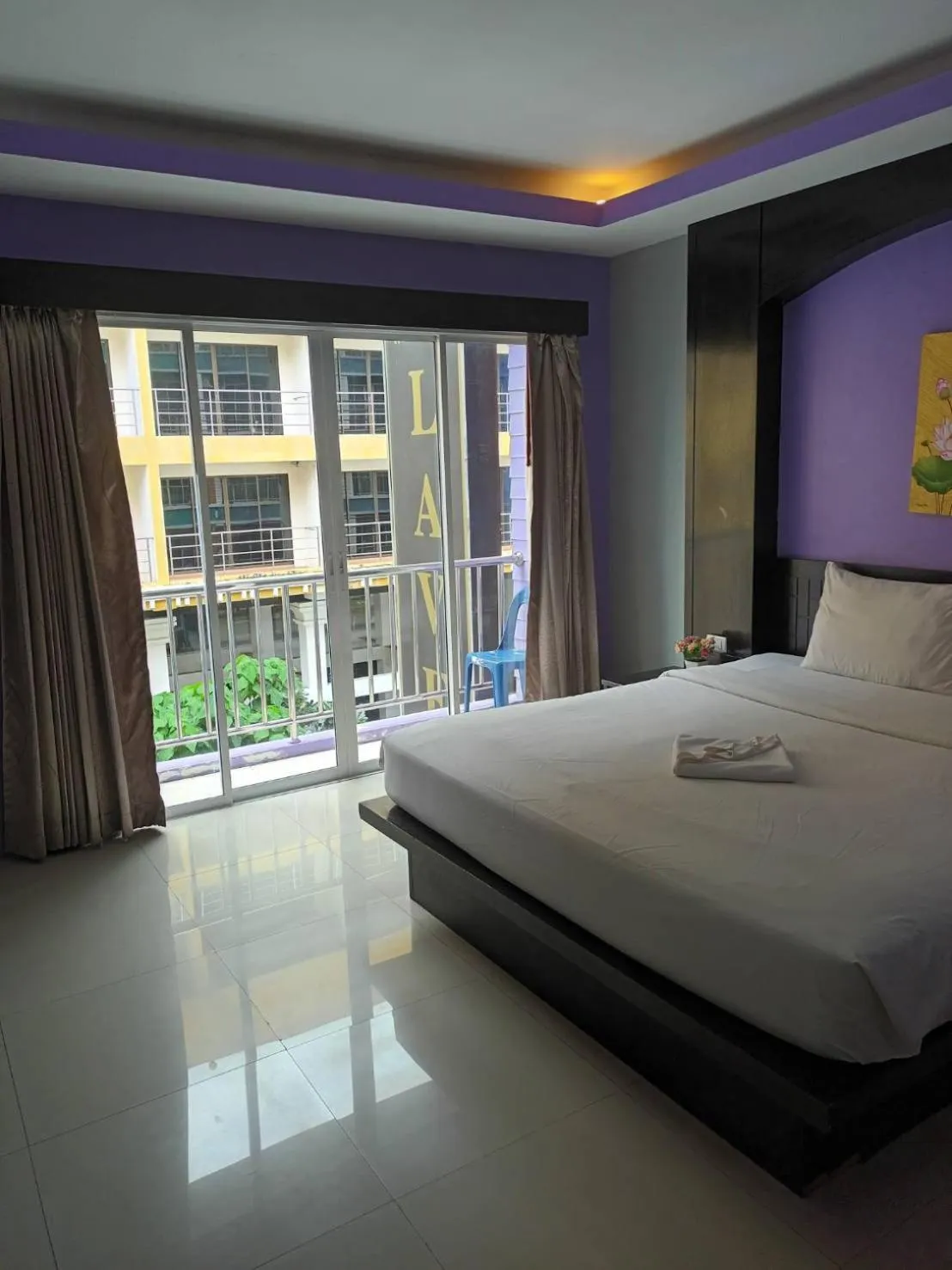 Bed in New Lavender Hotel Patong