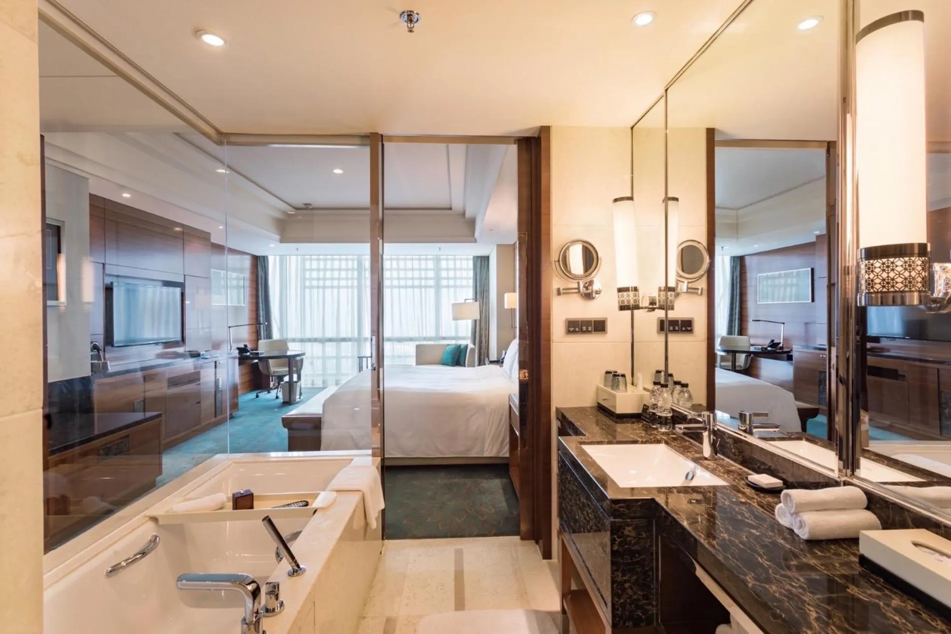 Bed in JW Marriott Hotel Zhengzhou