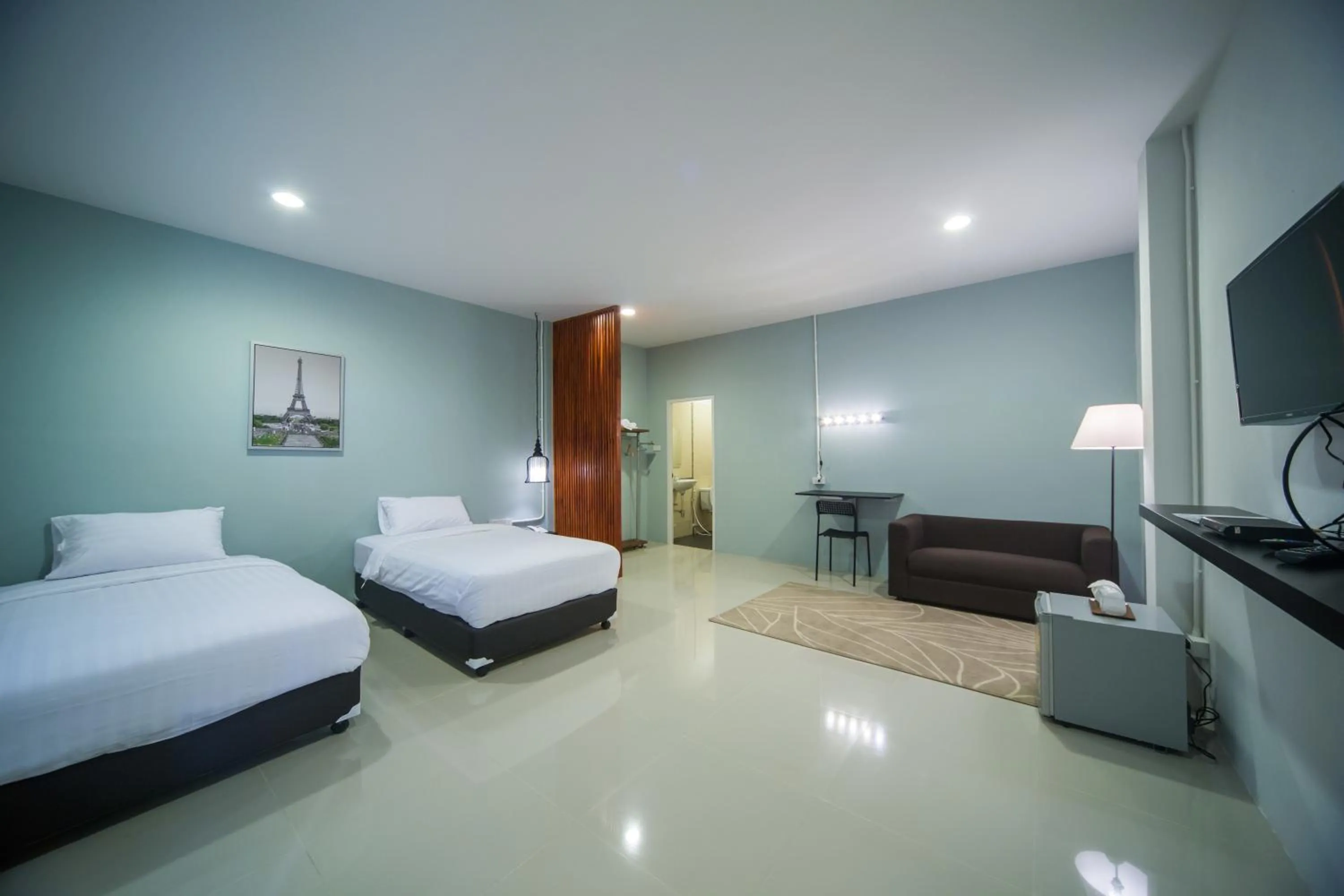 Bedroom, Bed in First Residence