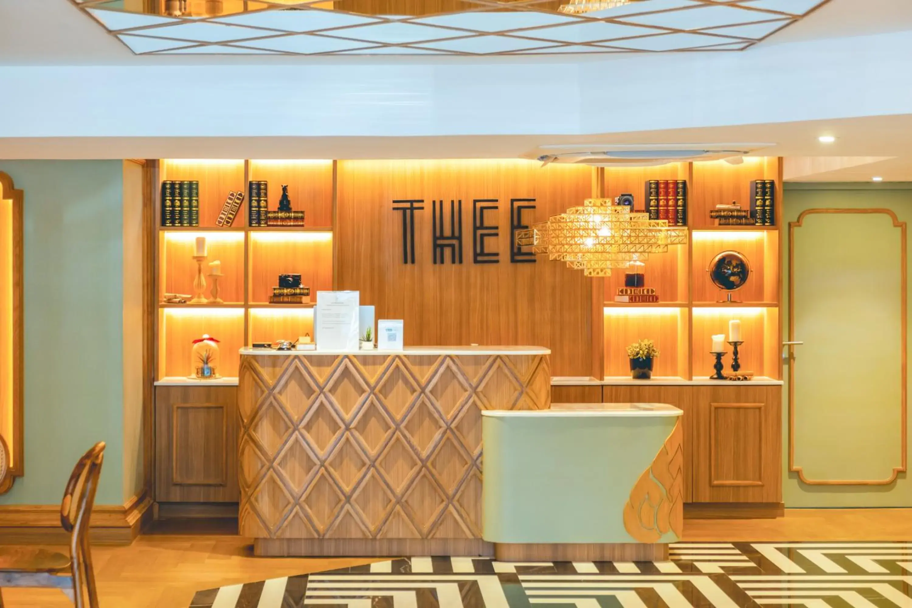 Lobby or reception in THEE Bangkok by TH District "newly renovated" Lobby or reception in THEE Bangkok by TH District "newly renovated"