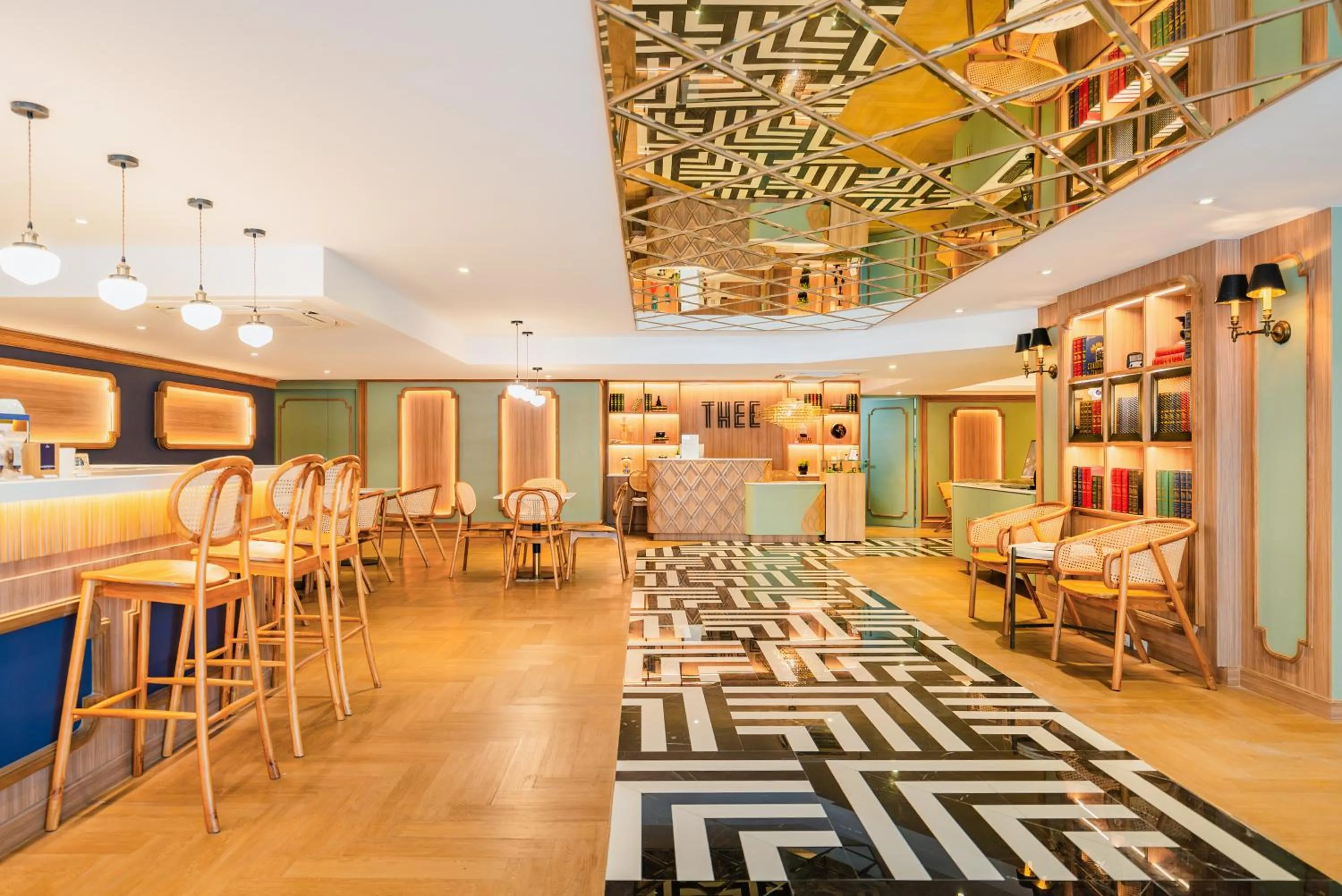 Lobby or reception in THEE Bangkok by TH District "newly renovated"