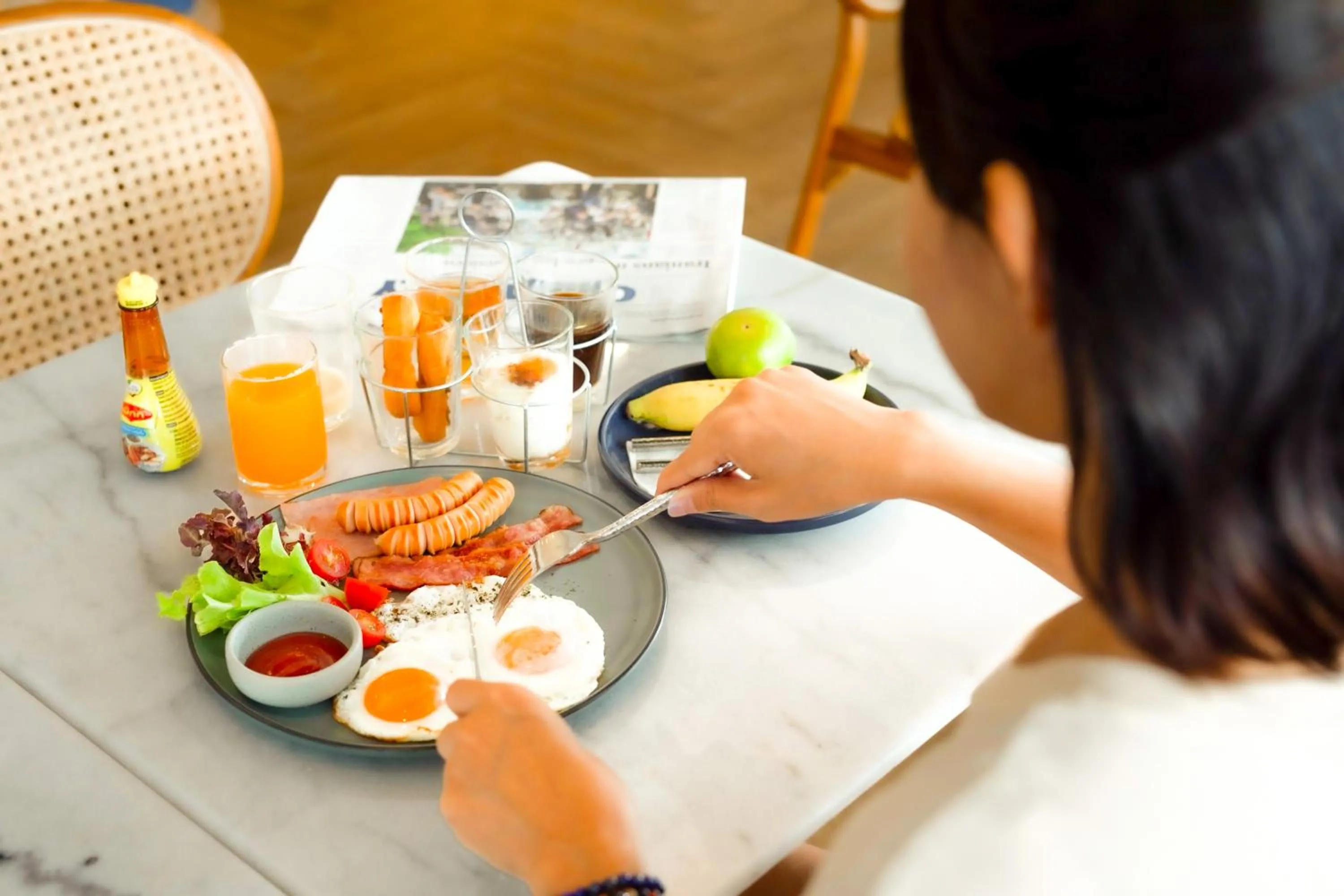 Breakfast in THEE Bangkok by TH District "newly renovated"