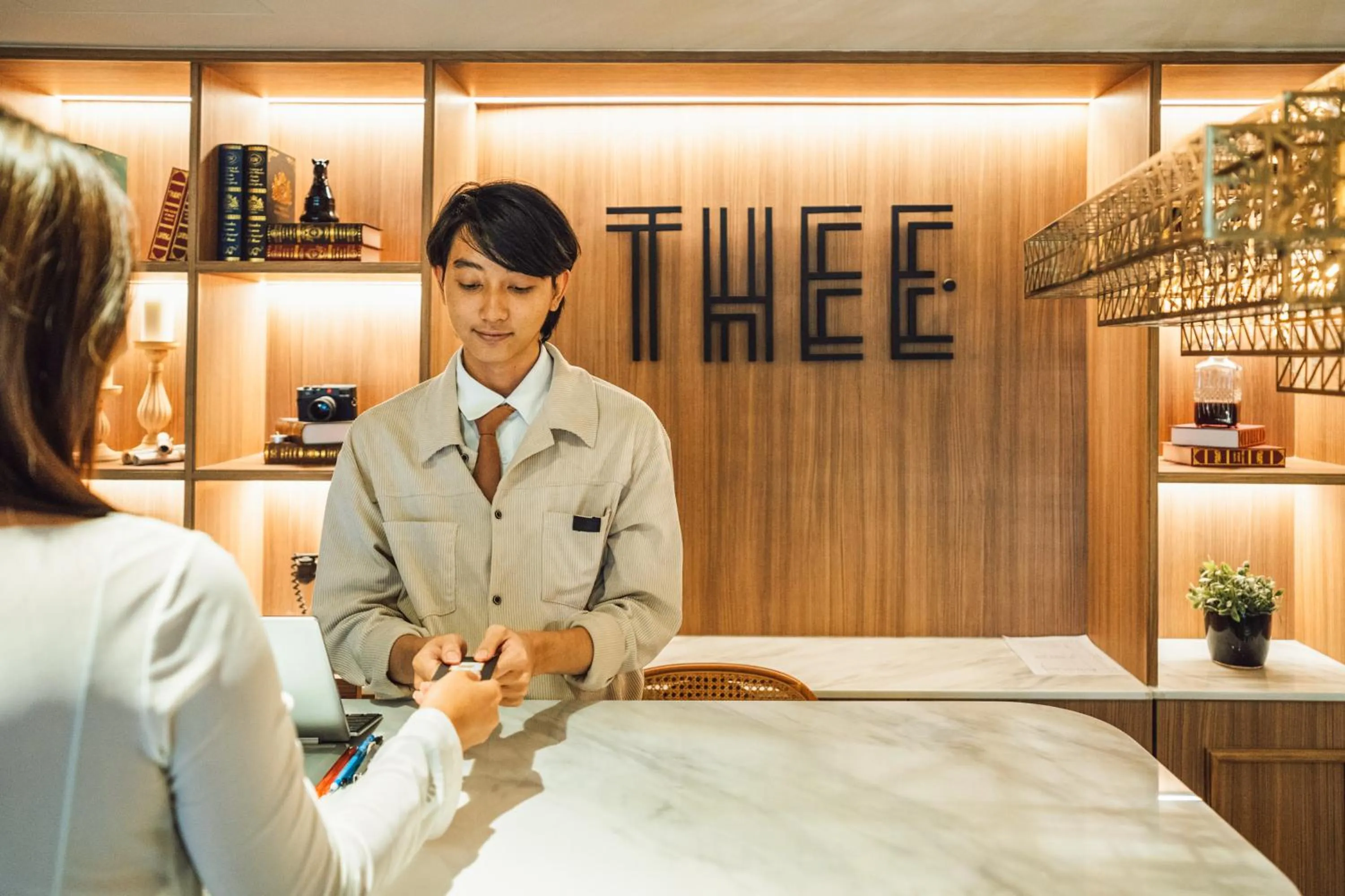 Lobby or reception in THEE Bangkok by TH District "newly renovated"