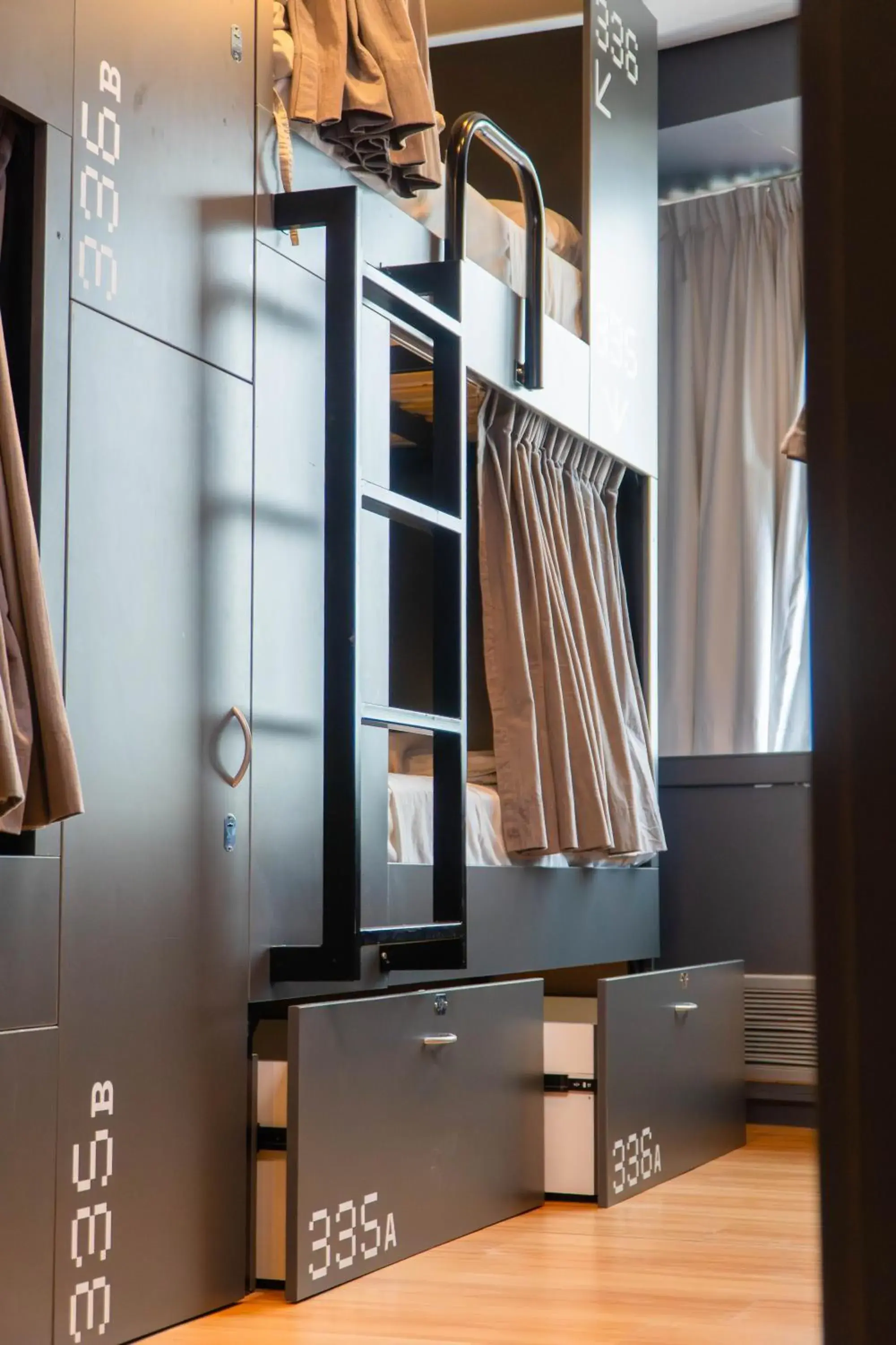 Single Bed in 6-Bed Dormitory Room in MONS hostel Single Bed in 6-Bed Dormitory Room in MONS hostel