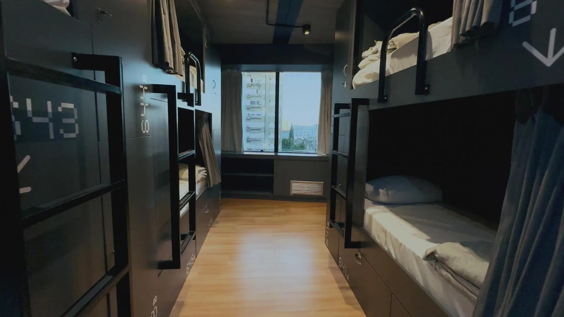 View (from property/room), Bed in MONS hostel