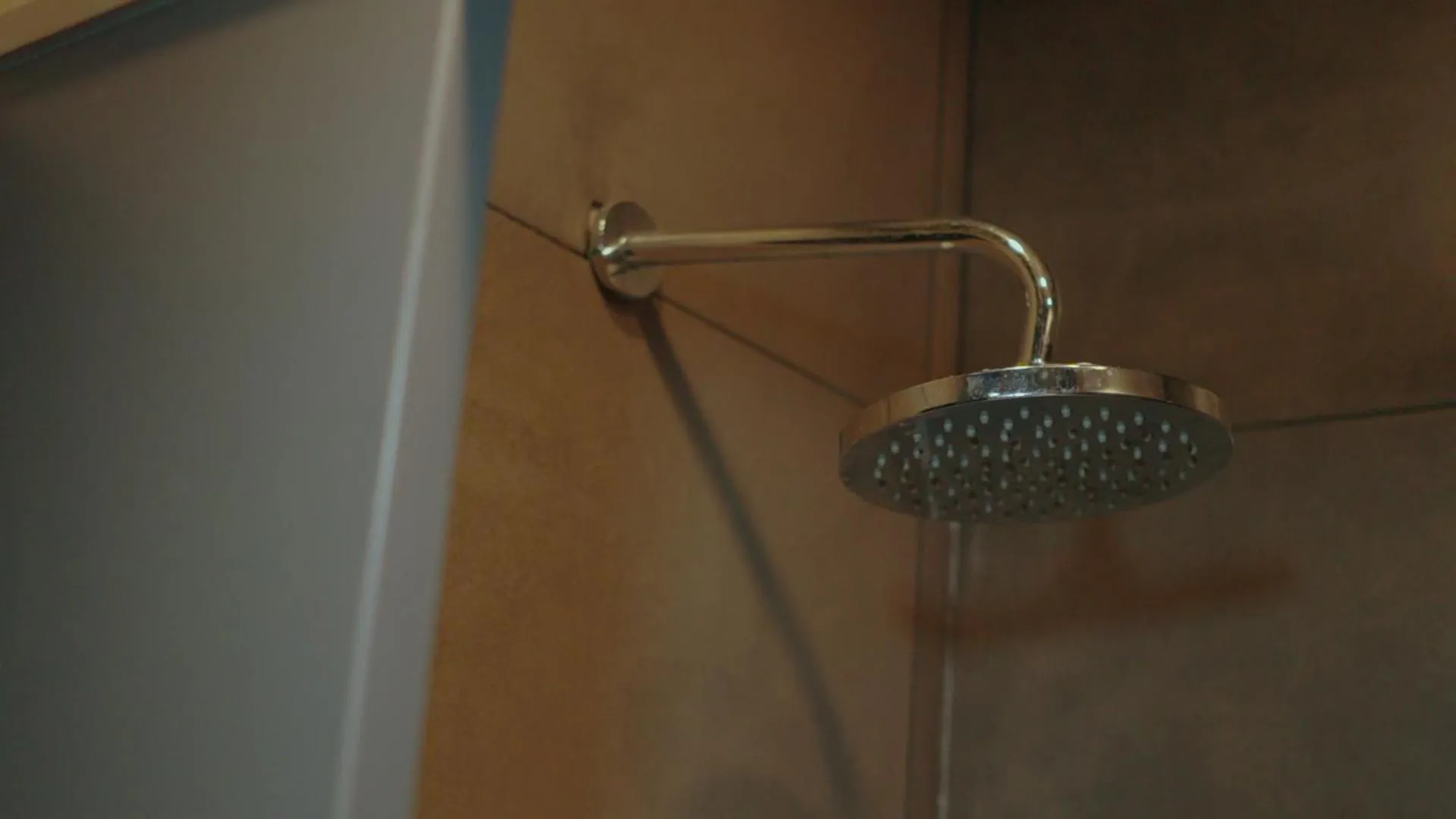 Shower in MONS hostel