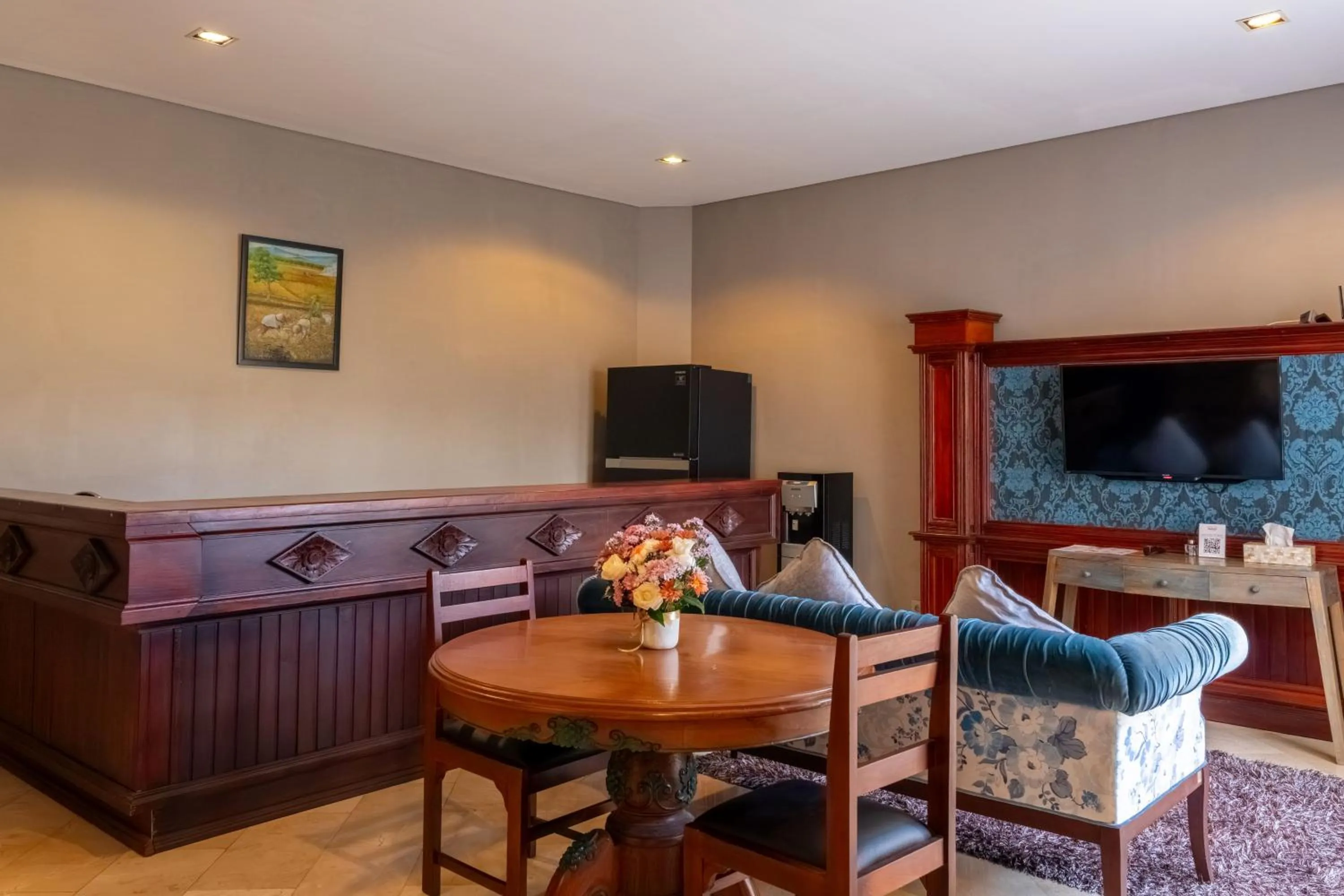 Living room in Omatha Village