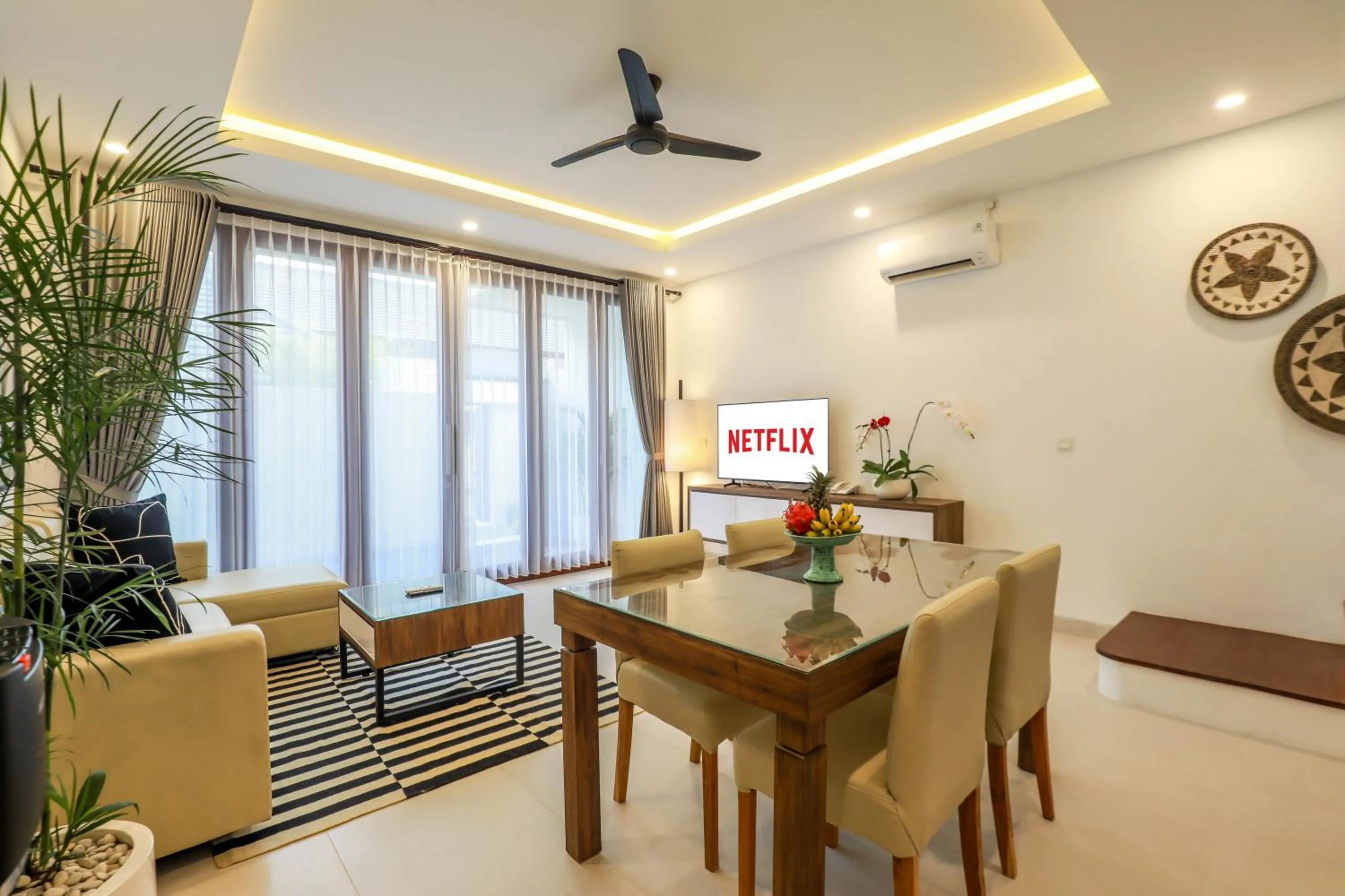 Dining area in Vienna Villas by Great Bali Villas