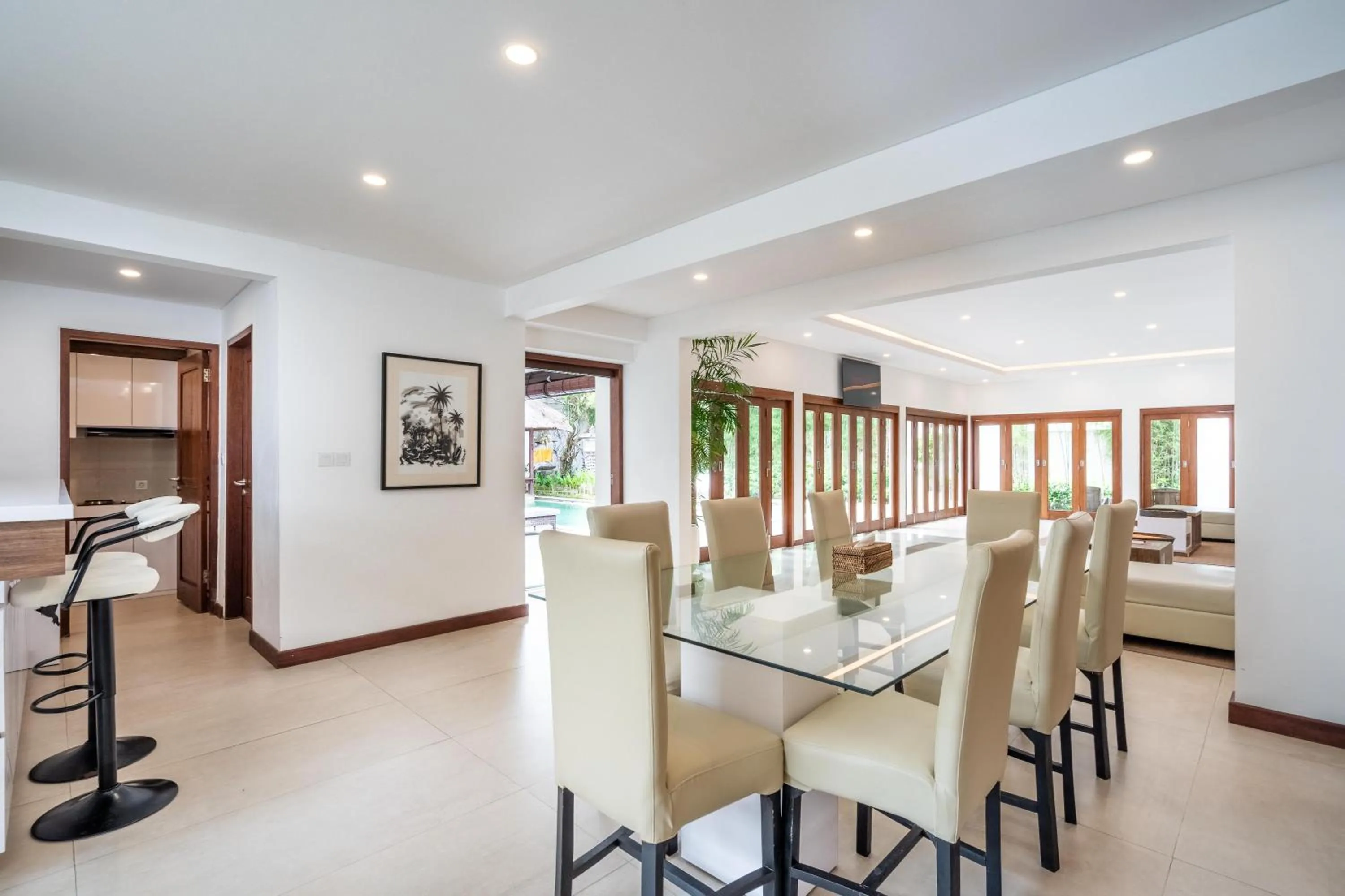 Dining area in Vienna Villas by Great Bali Villas